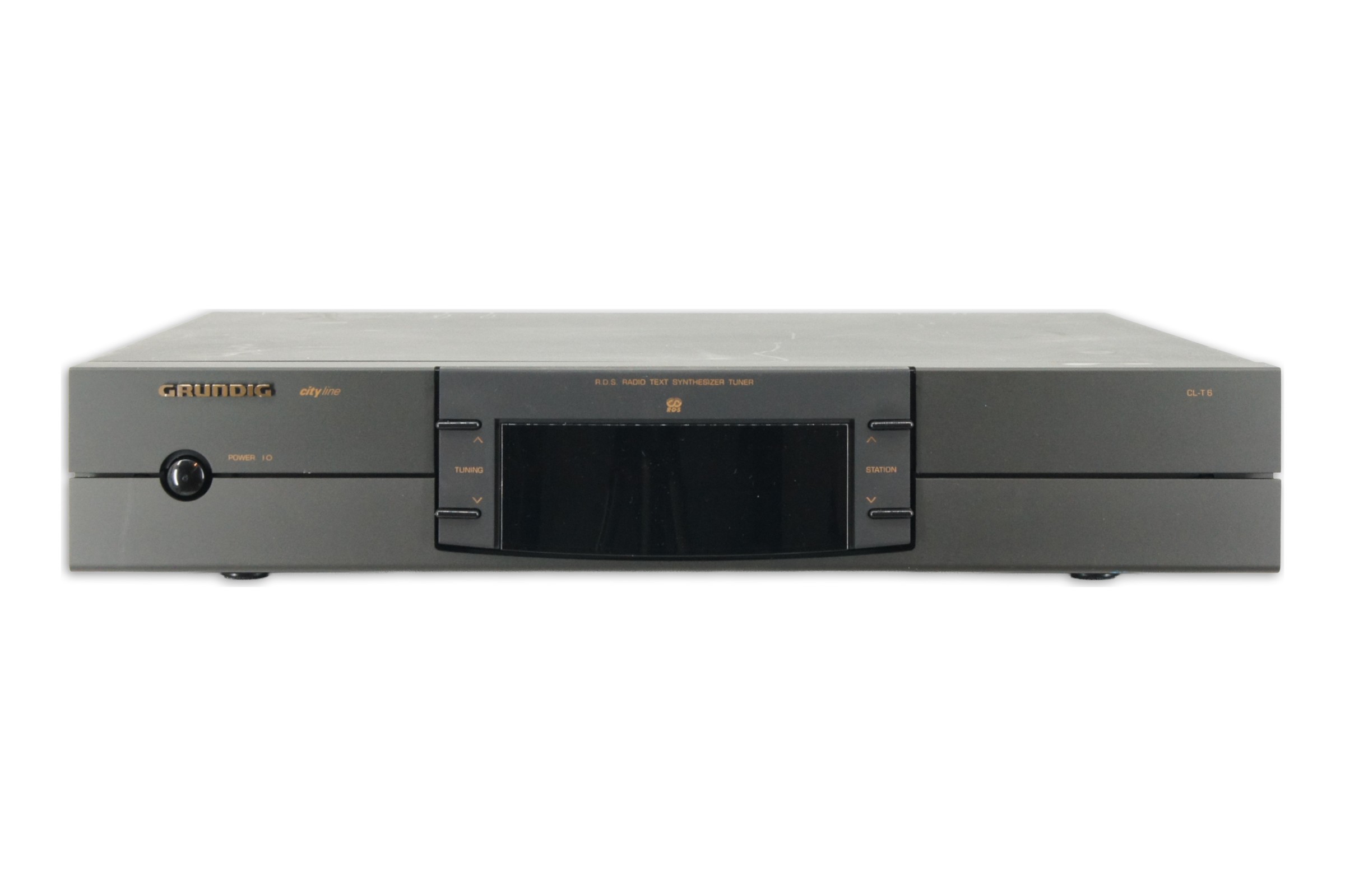 Grundig CL-T6 AM/FM Tuner AM/FM City Line RDS Synthesizer Schwarz HiFi