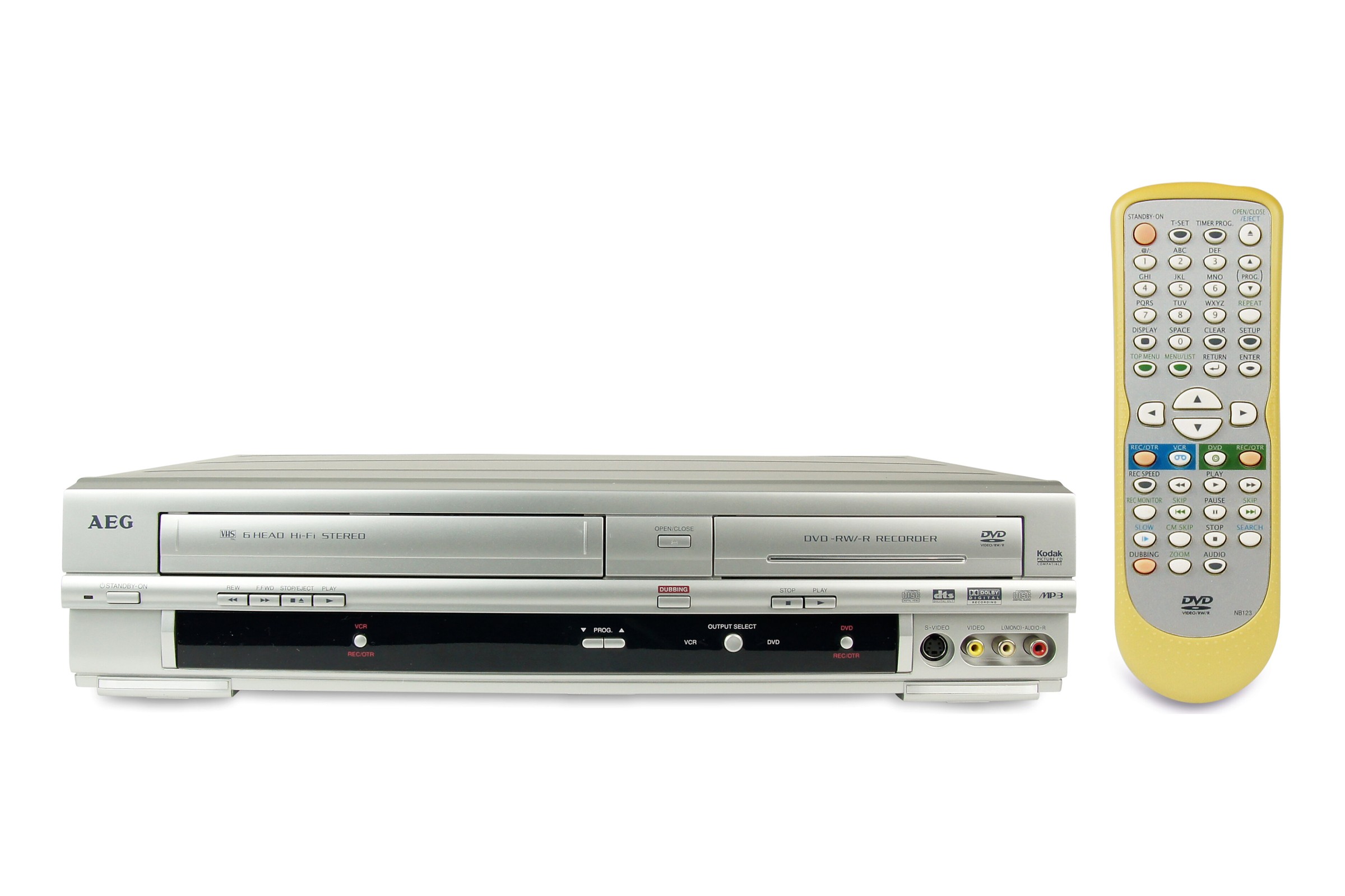 AEG DVD-R 4509 VCR DVD VHS Recorder Kombigerät Digitalisieren VCR Kombo