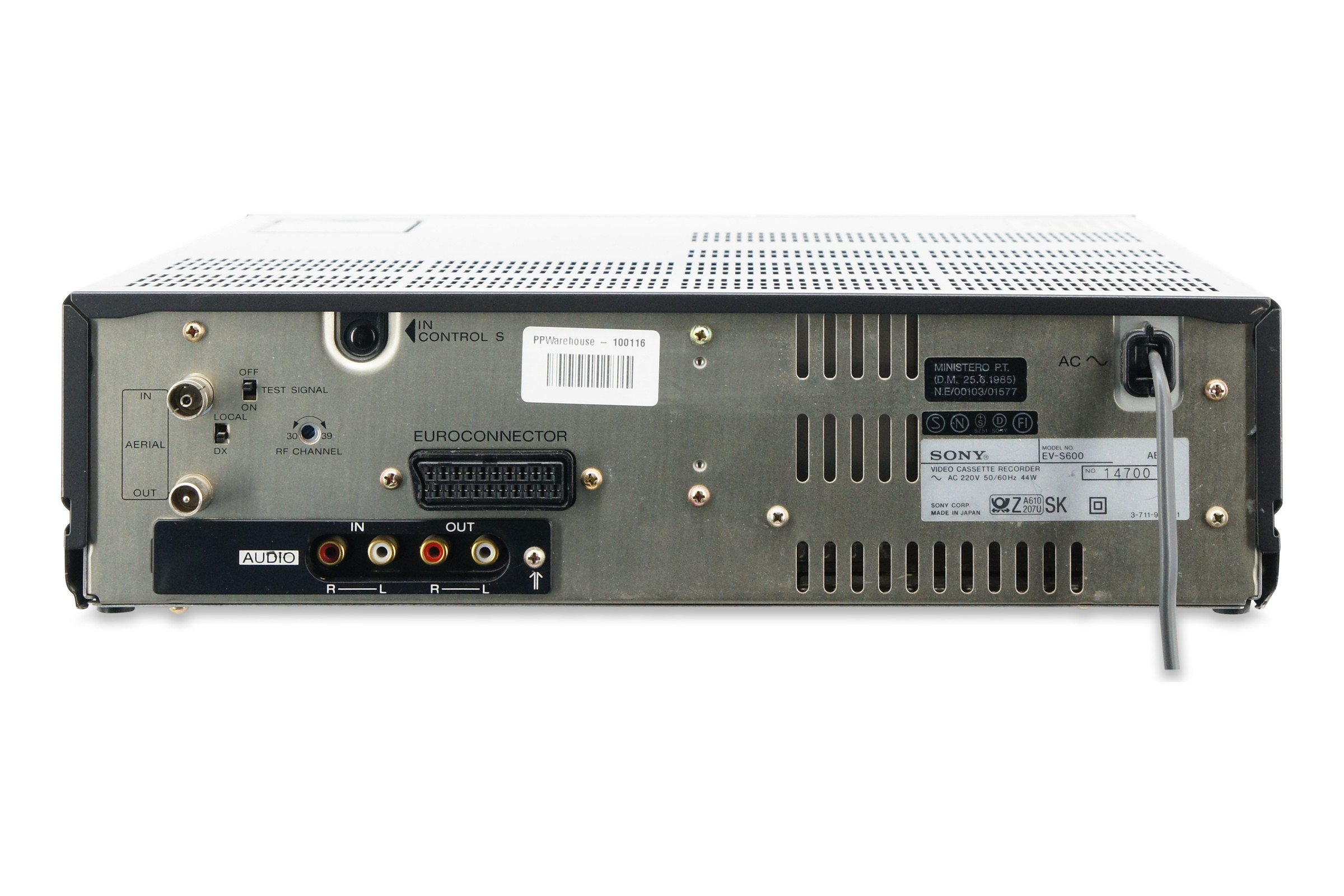 Sony EV-S600 Video8 Videorecorder SCART Digital PCM Stereo 8mm