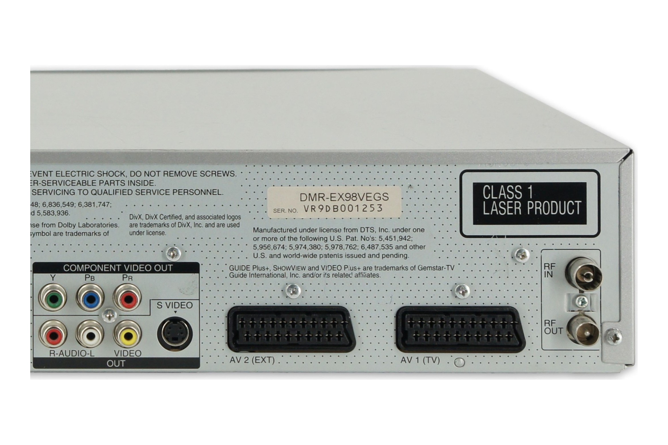 Panasonic DMR-EX98V DVD HDD VHS Recorder 250GB Digitalisieren Kombigerät