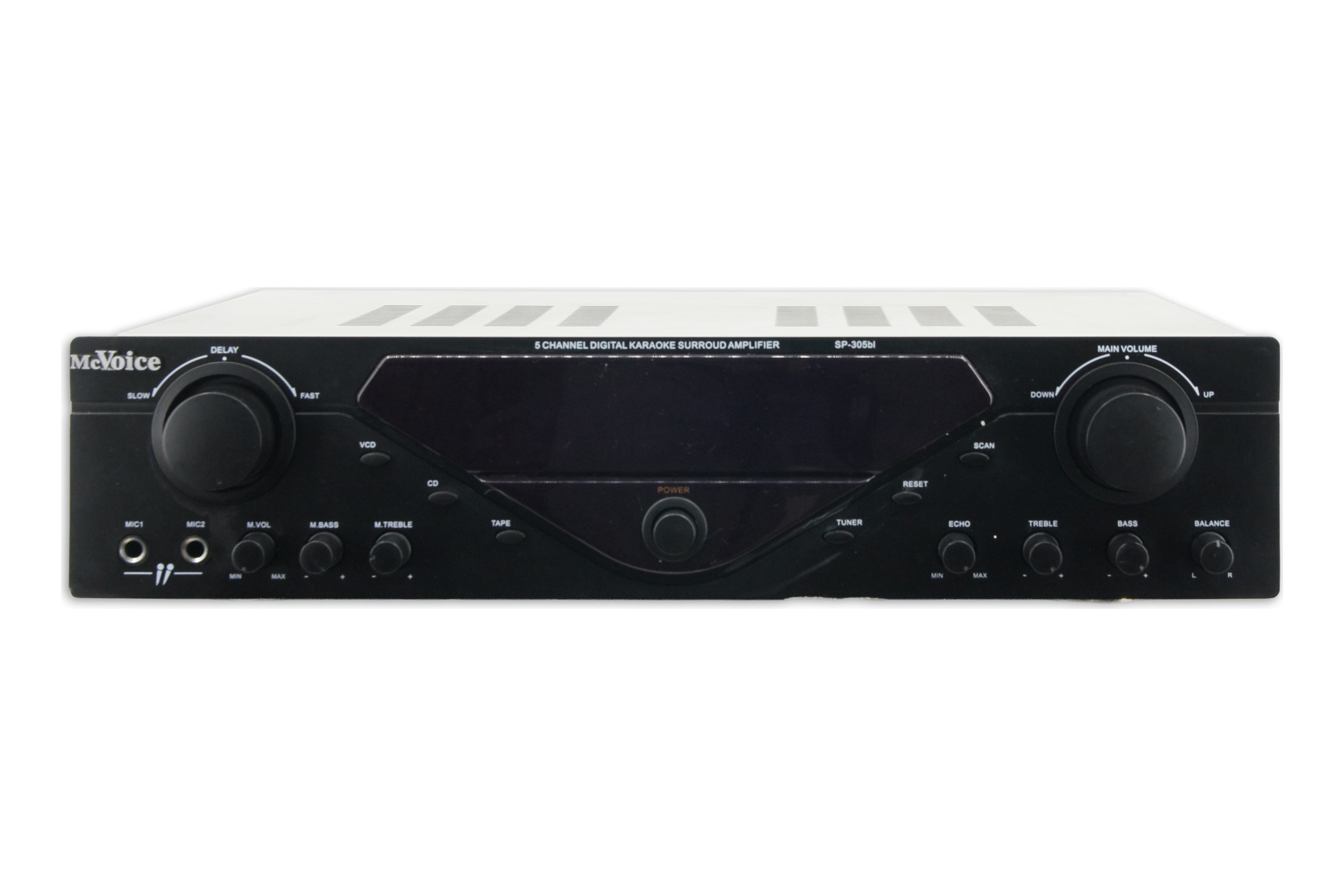 Mcvoice SP-305bl Verstärker 5 Channel Digital Karaoke Sorround HiFi Stereo
