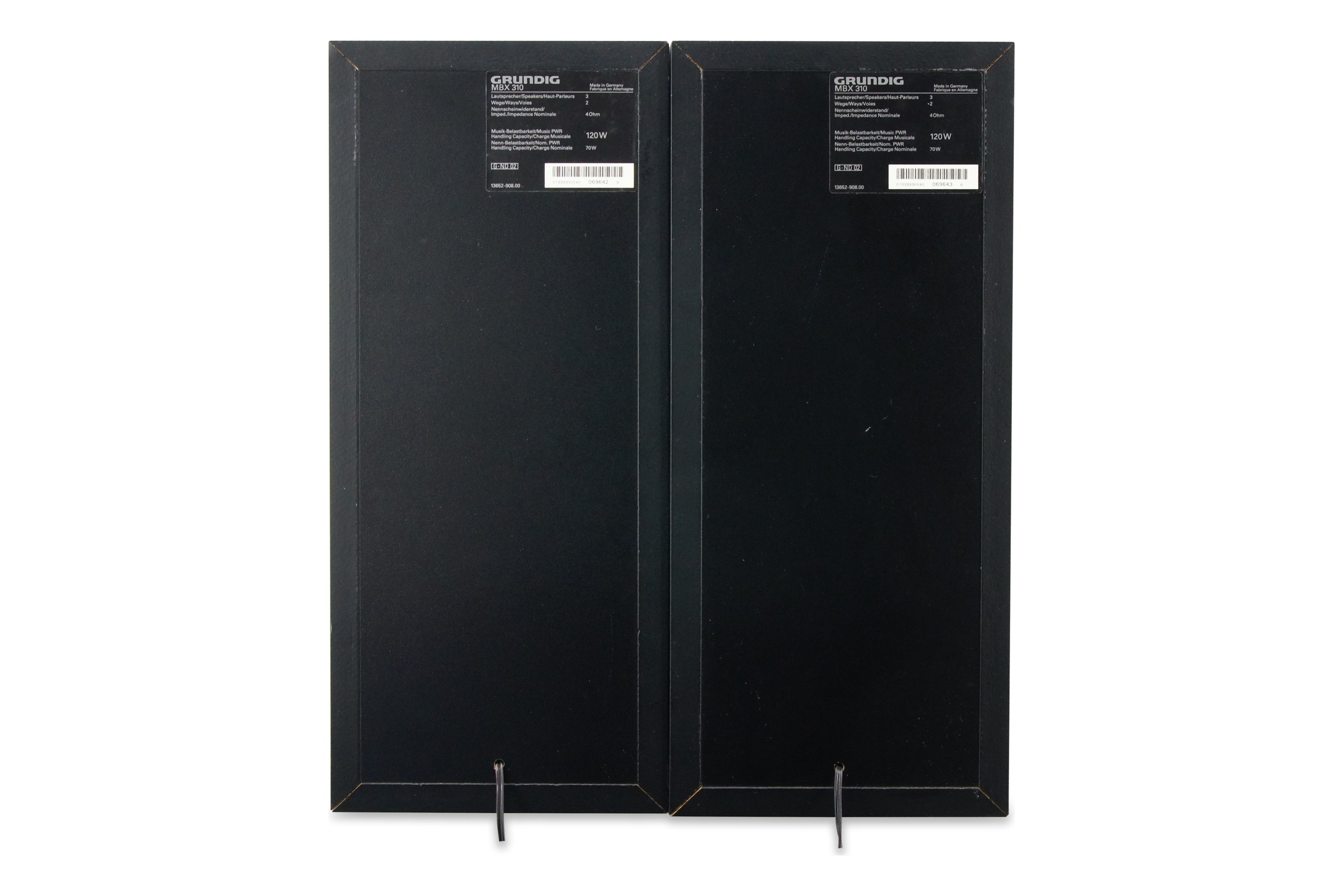 Grundig MBX 310 2-Wege Lautsprecher 70/120W 4 Ohm Midi Serie Regalbox