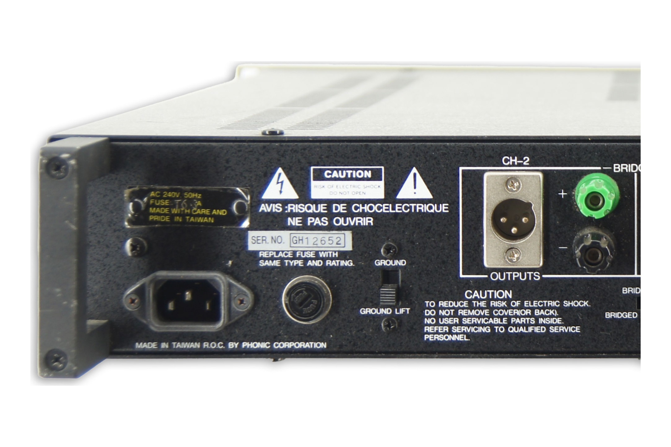 Phonic PWA 2150 Verstärker Power Integrated 2-Kanal XLR HiFi Stereo