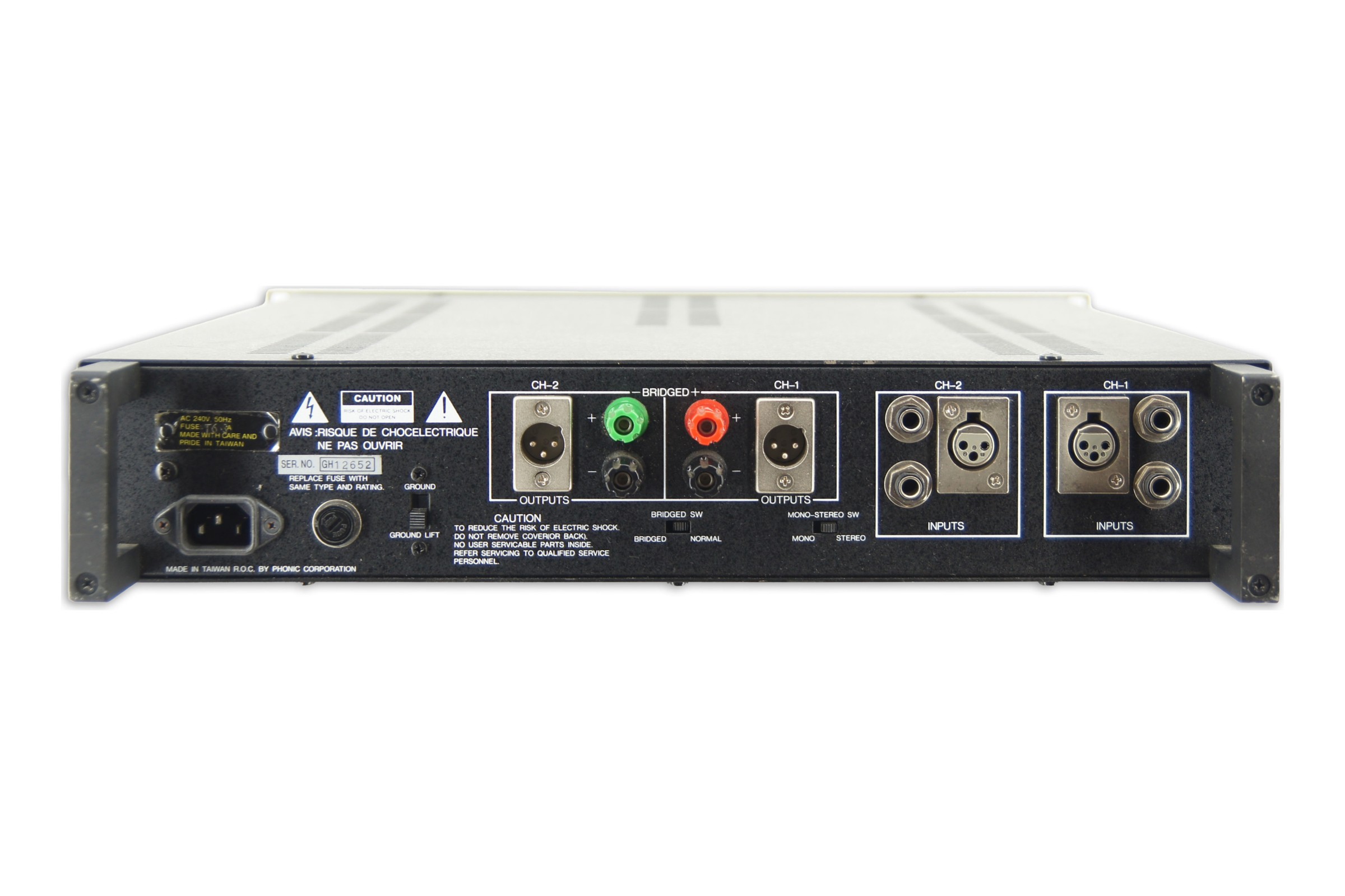 Phonic PWA 2150 Verstärker Power Integrated 2-Kanal XLR HiFi Stereo