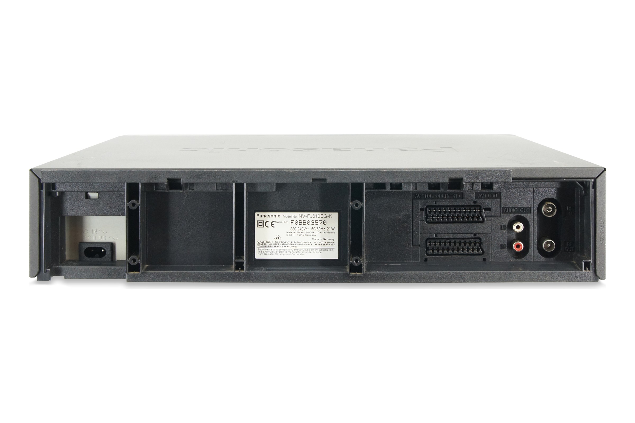 Panasonic NV-FJ610 VHS Videorecorder 6-Kopf HiFi Stereo VCR Cassetten