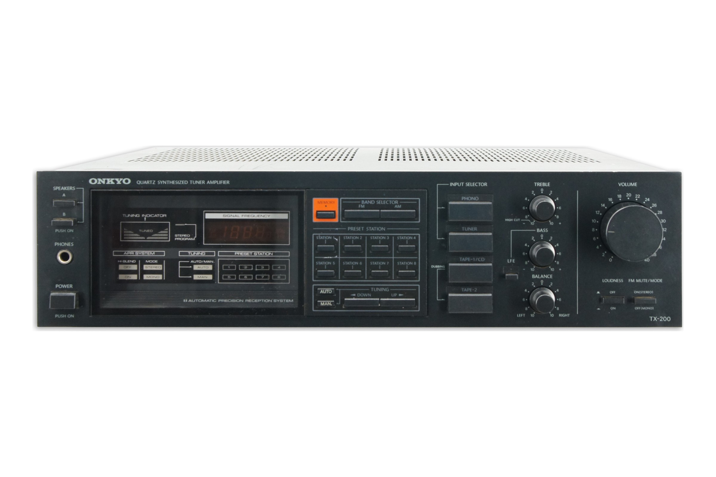 Onkyo TX-200 Verstärker Integrated AM / FM Tuner Schwarz HiFi Stereo
