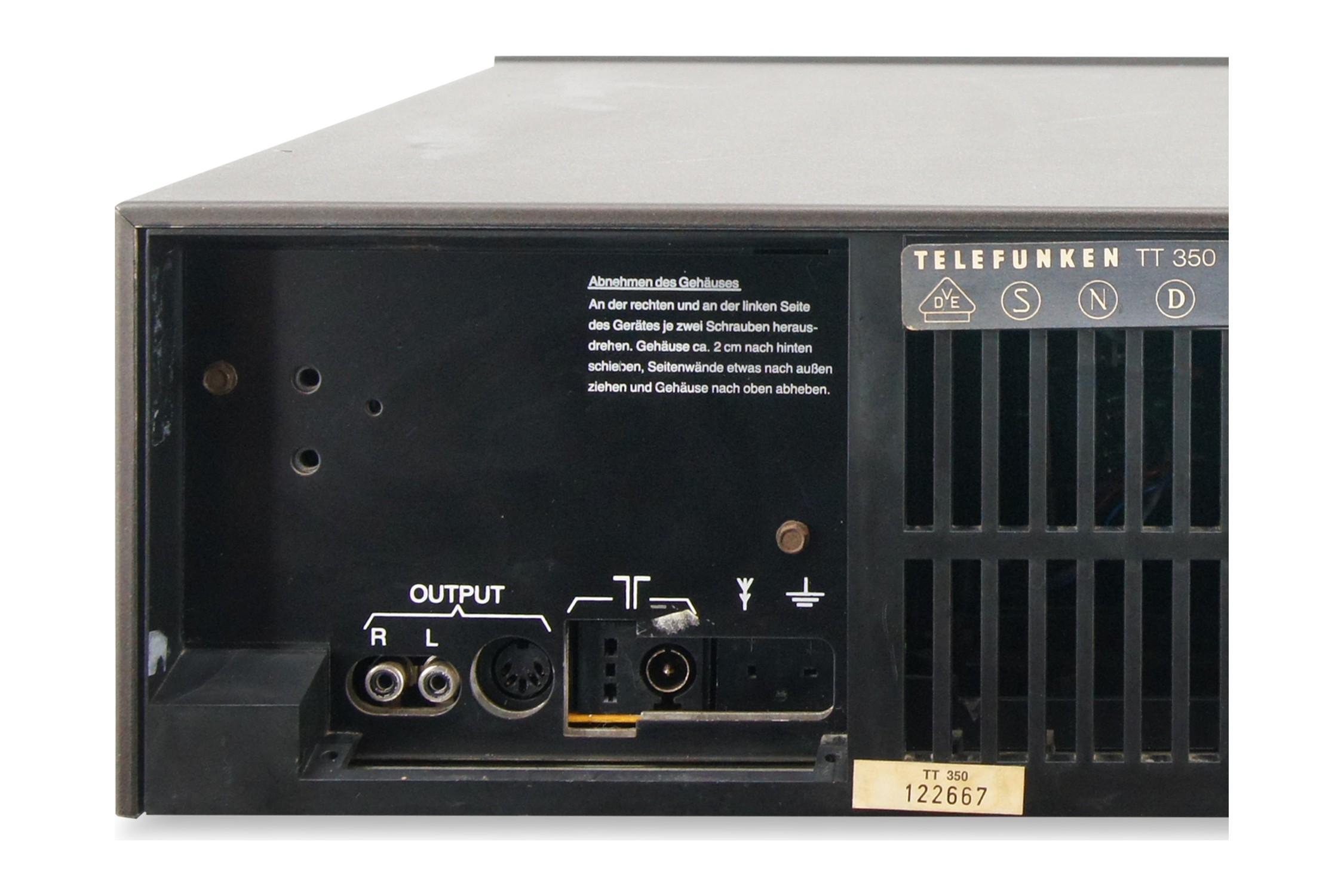 Telefunken TT 350 FM Tuner FM AM LW 3 Band Empfänger HiFi Stereo Radio