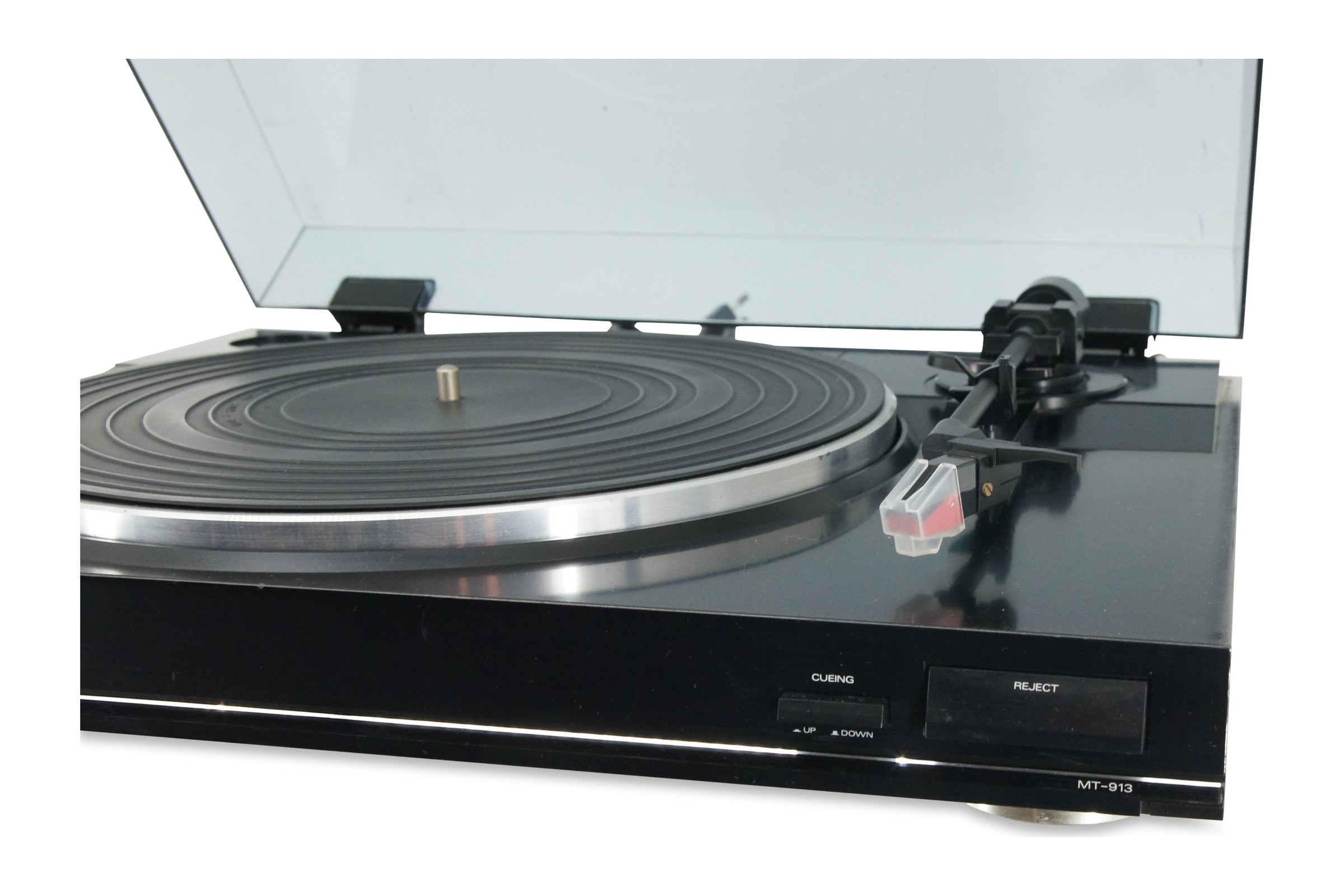 Fisher MT-913 Plattenspieler Stereo Belt Drive System Schwarz H Turntable