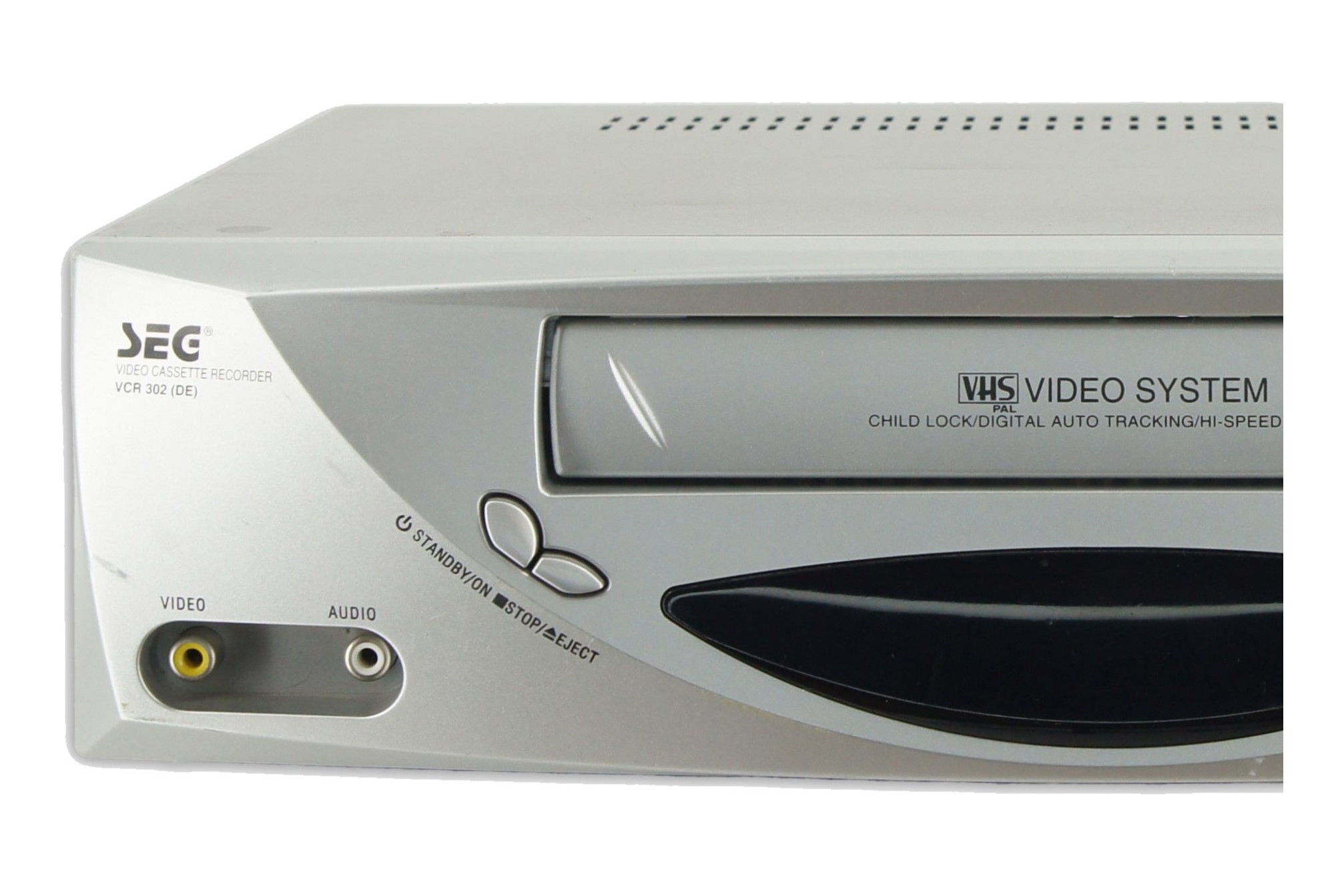 SEG VCR 302 VHS Videorecorder VCR Kassettenrekorder Cassetten
