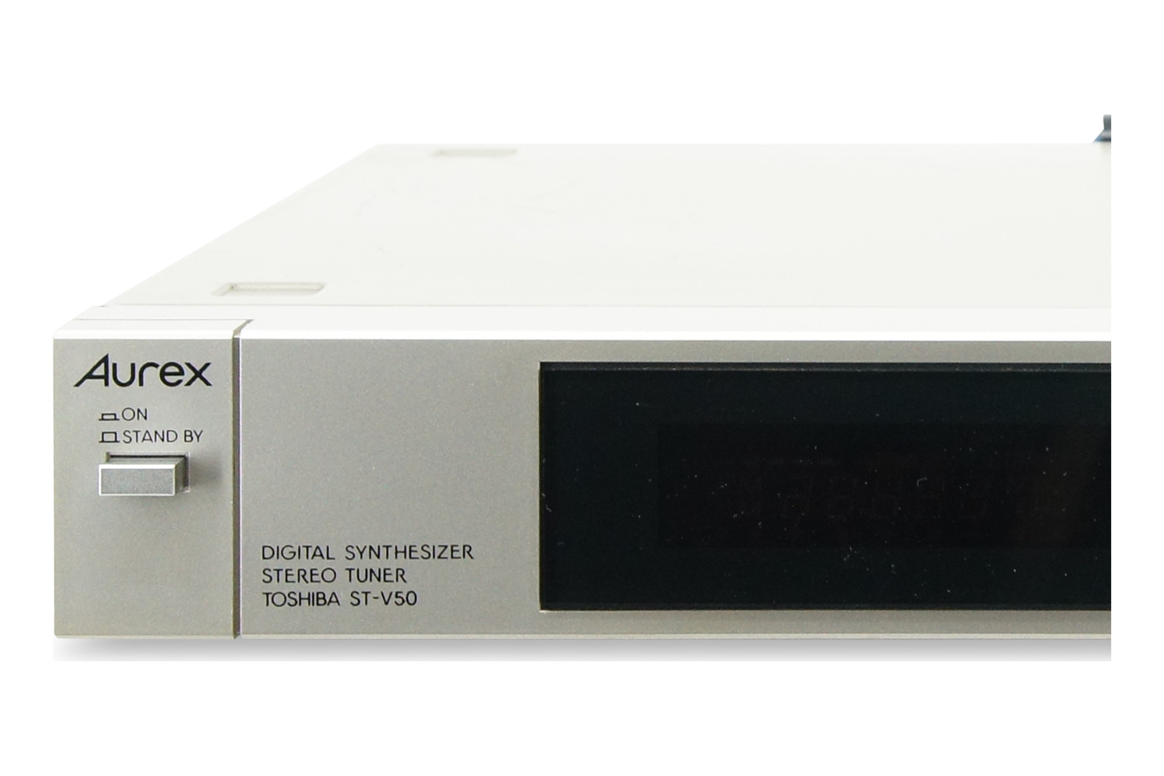 Toshiba ST-V50 Tuner Aurex FM AM Empfänger Digital Synthesizer Silber HiFi