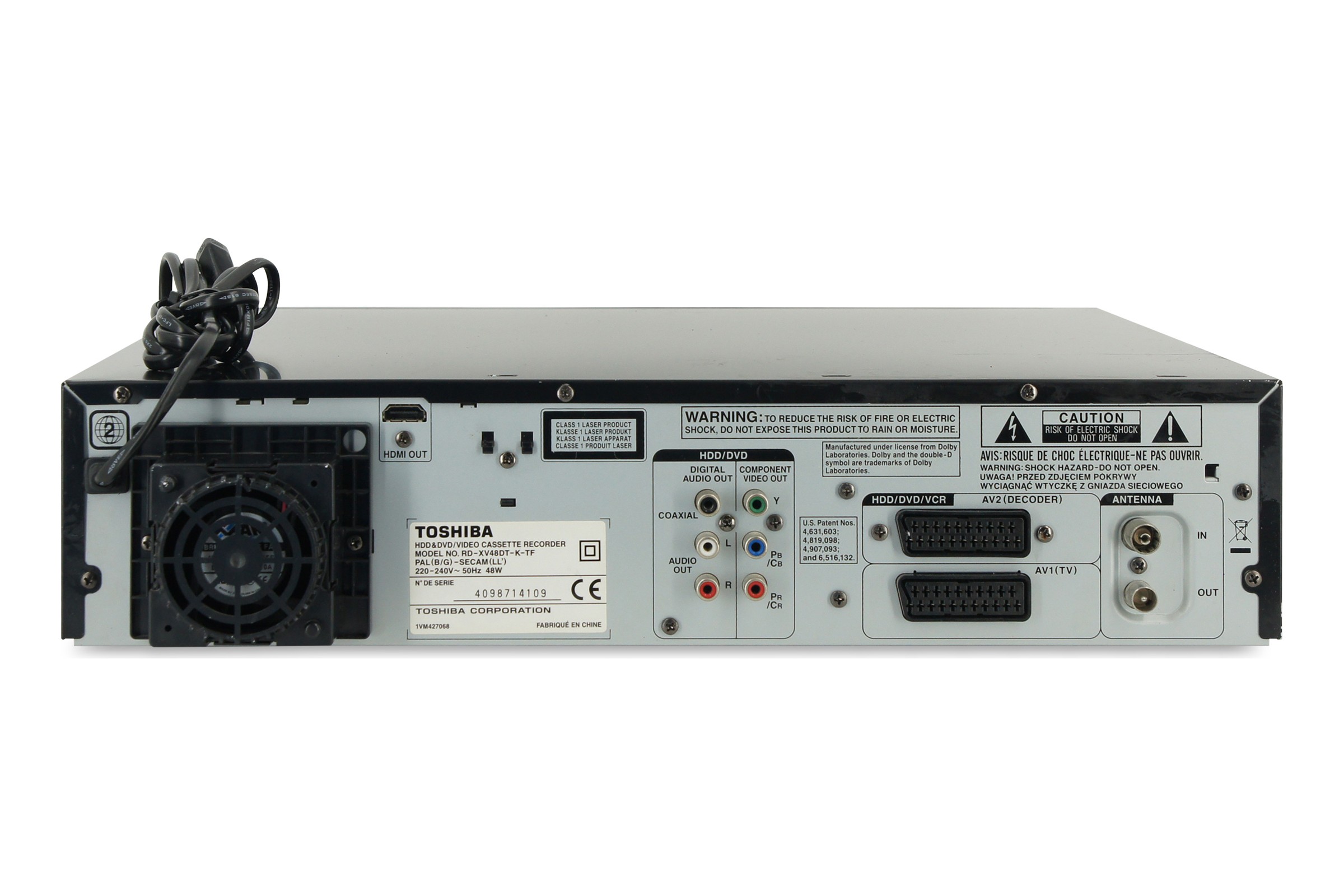 Toshiba RD-XV48 DVD HDD VHS Recorder 160GB HDMI Digitalisieren Kombigerät