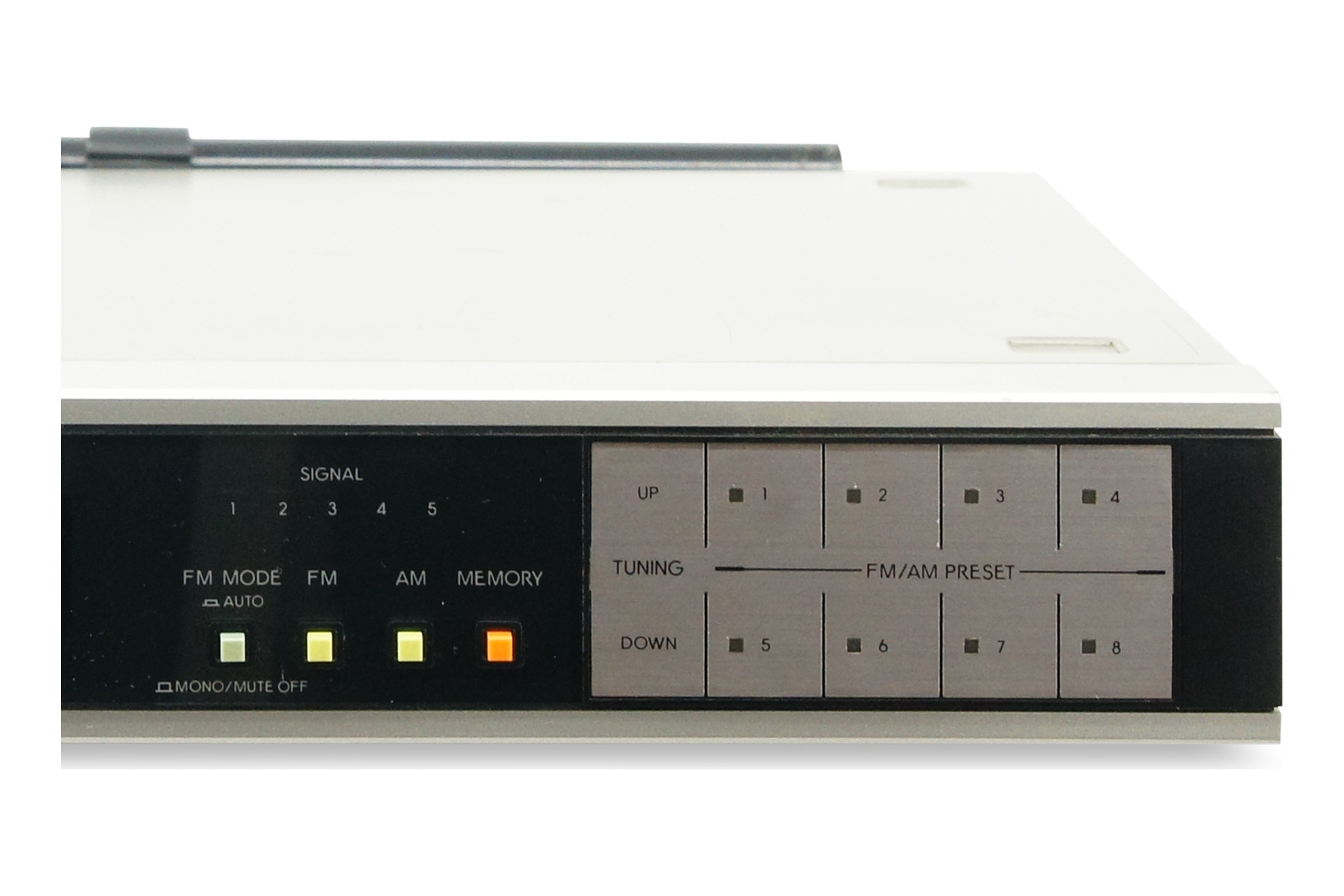 Toshiba ST-V50 Tuner Aurex FM AM Empfänger Digital Synthesizer Silber HiFi