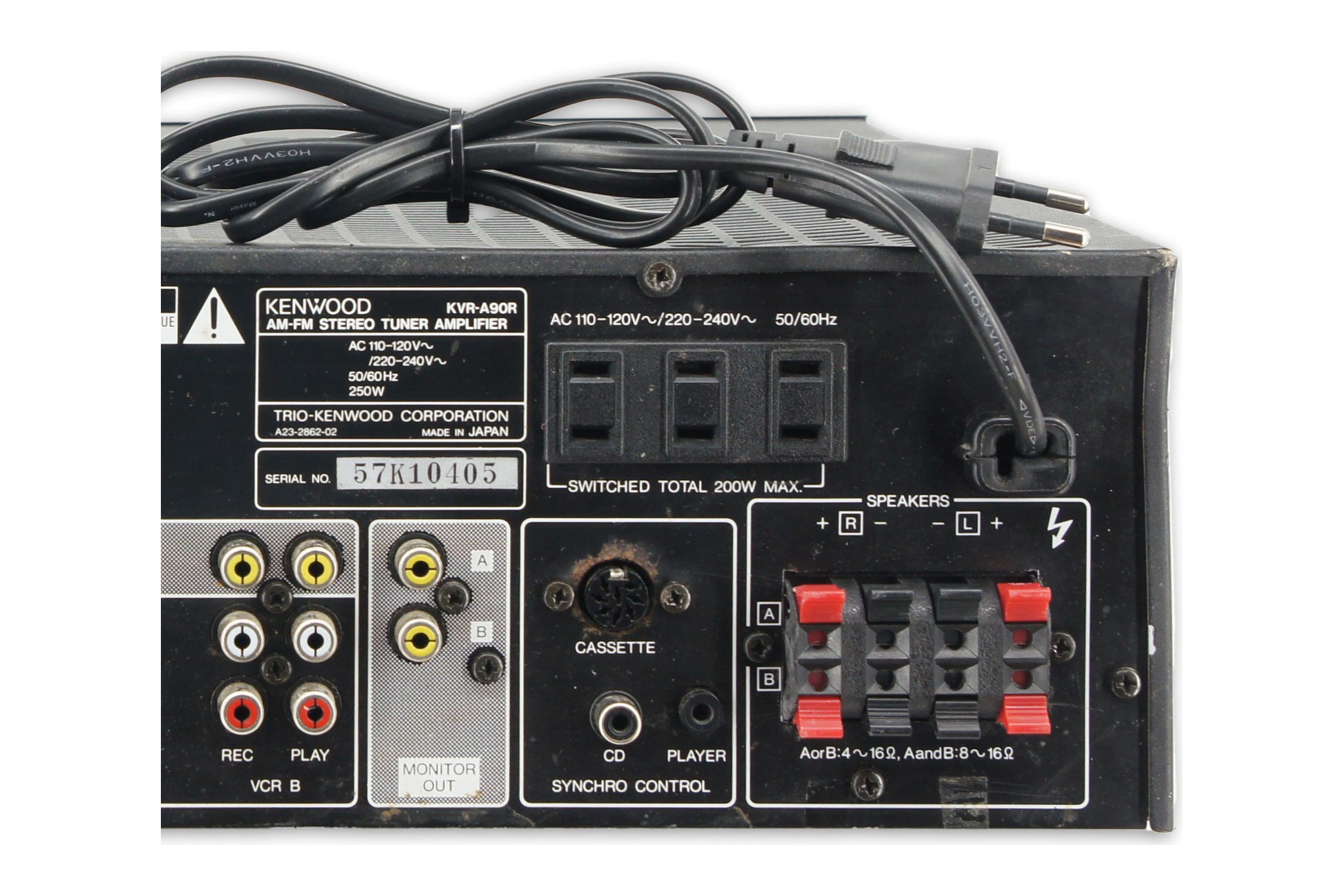 Kenwood KVR-A90R Verstärker Receiver 2-Kanal Tuner Phono HiFi Stereo