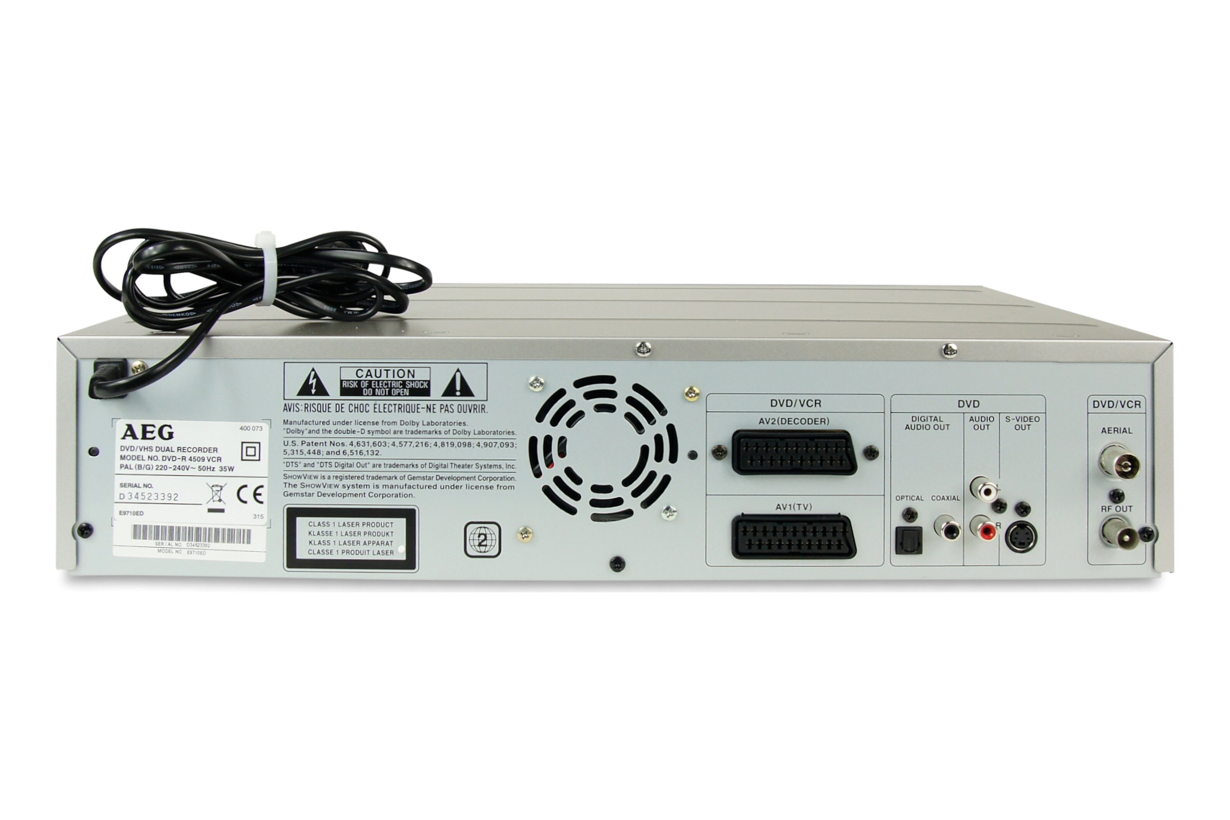 AEG DVD-R 4509 VCR DVD VHS Recorder Kombigerät Digitalisieren VCR Kombo