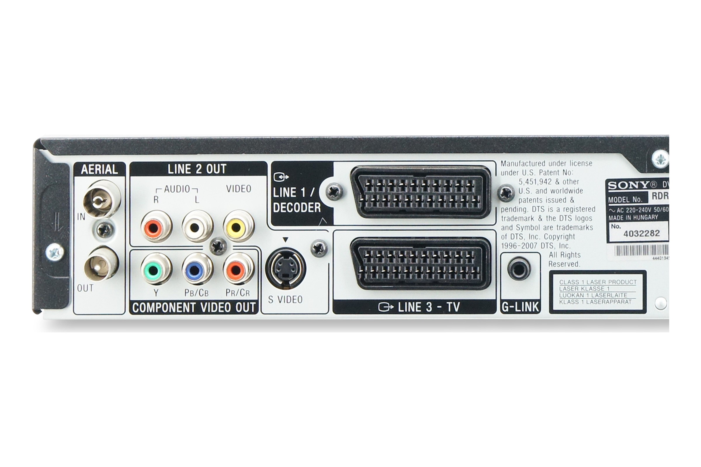 Sony RDR-AT205 HDD DVD Festplatten Recorder 250GB HDMI Digitalisieren