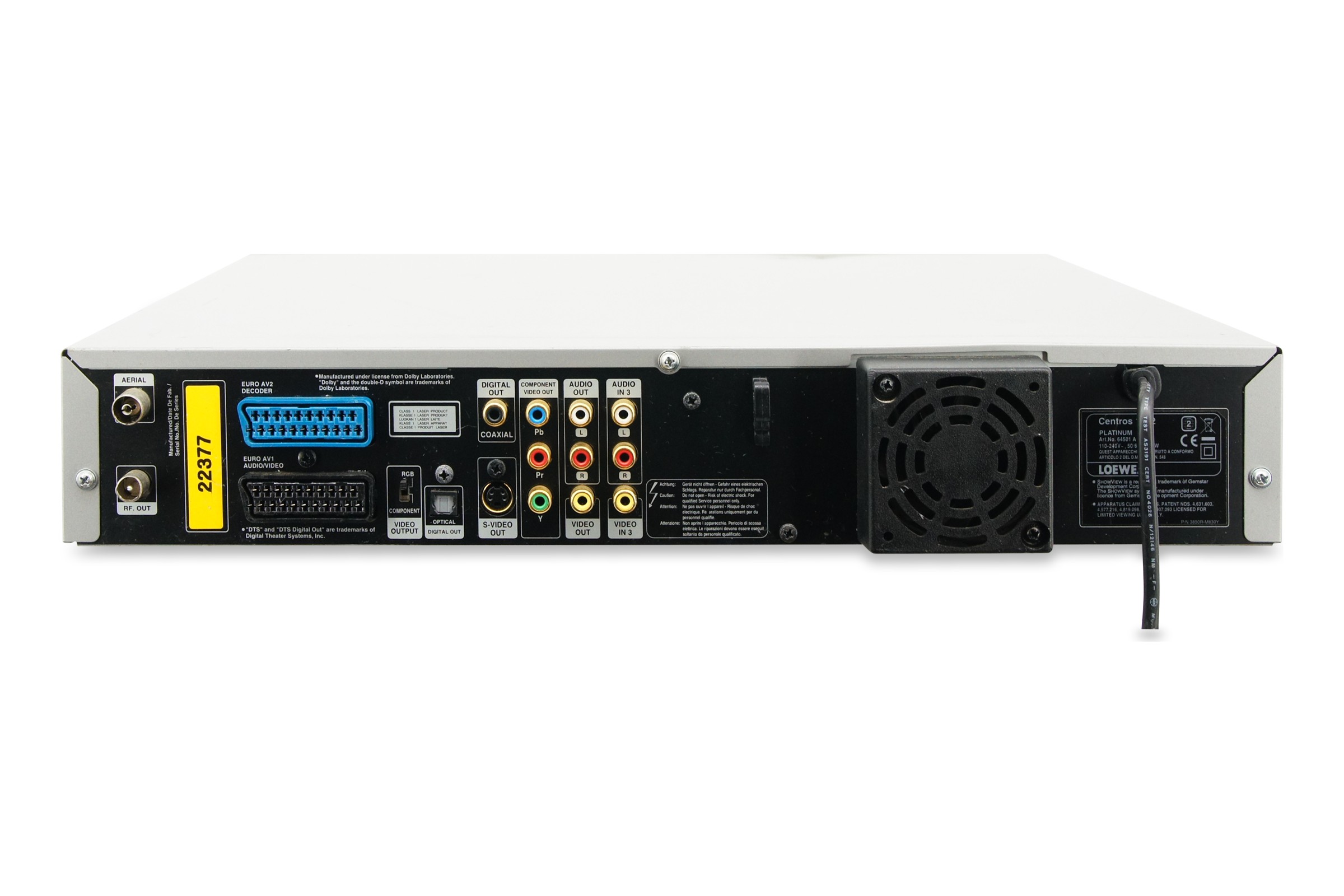 Loewe Centros 1102 DVD-Player DVD Recorder Silber Kartenleser DVD±R/RW