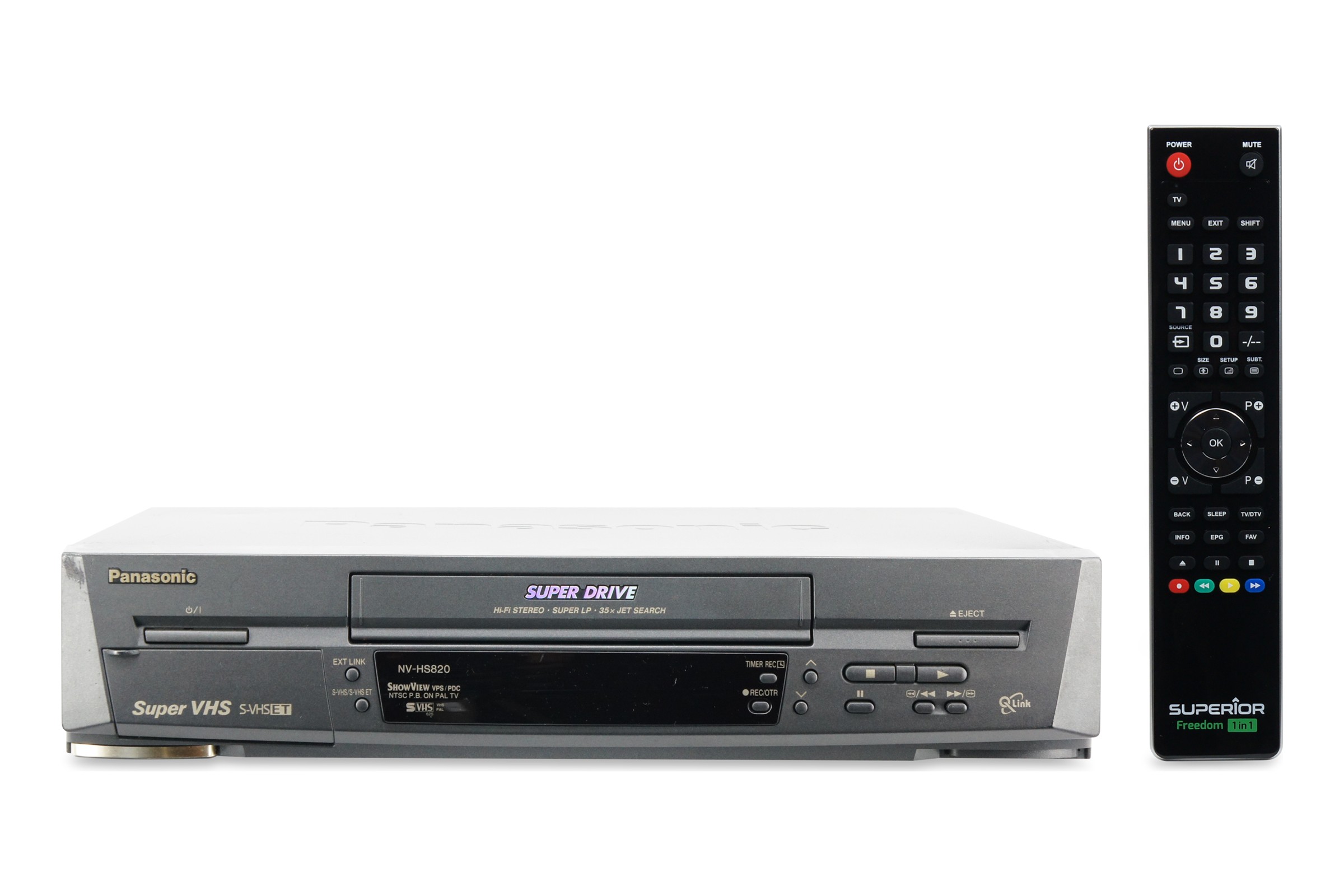 Panasonic NV-HS820 S-VHS Recorder ET HiFi Stereo Super Video Cassetten