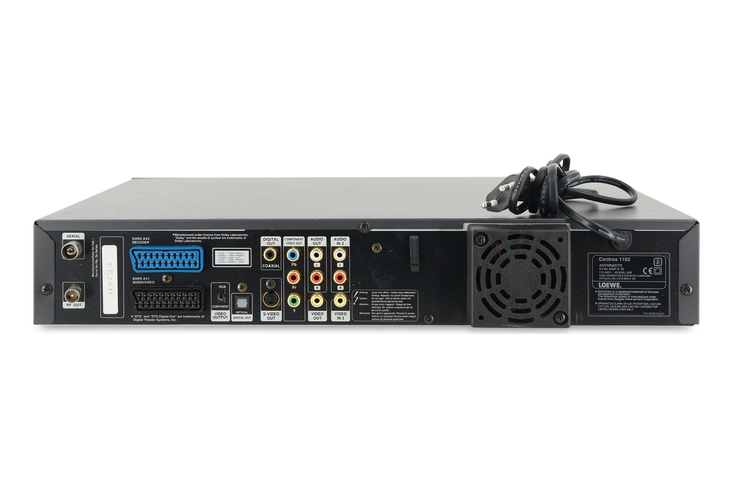 Loewe Centros 1102 DVD-Player DVD Recorder Silber Kartenleser DVD±R/RW