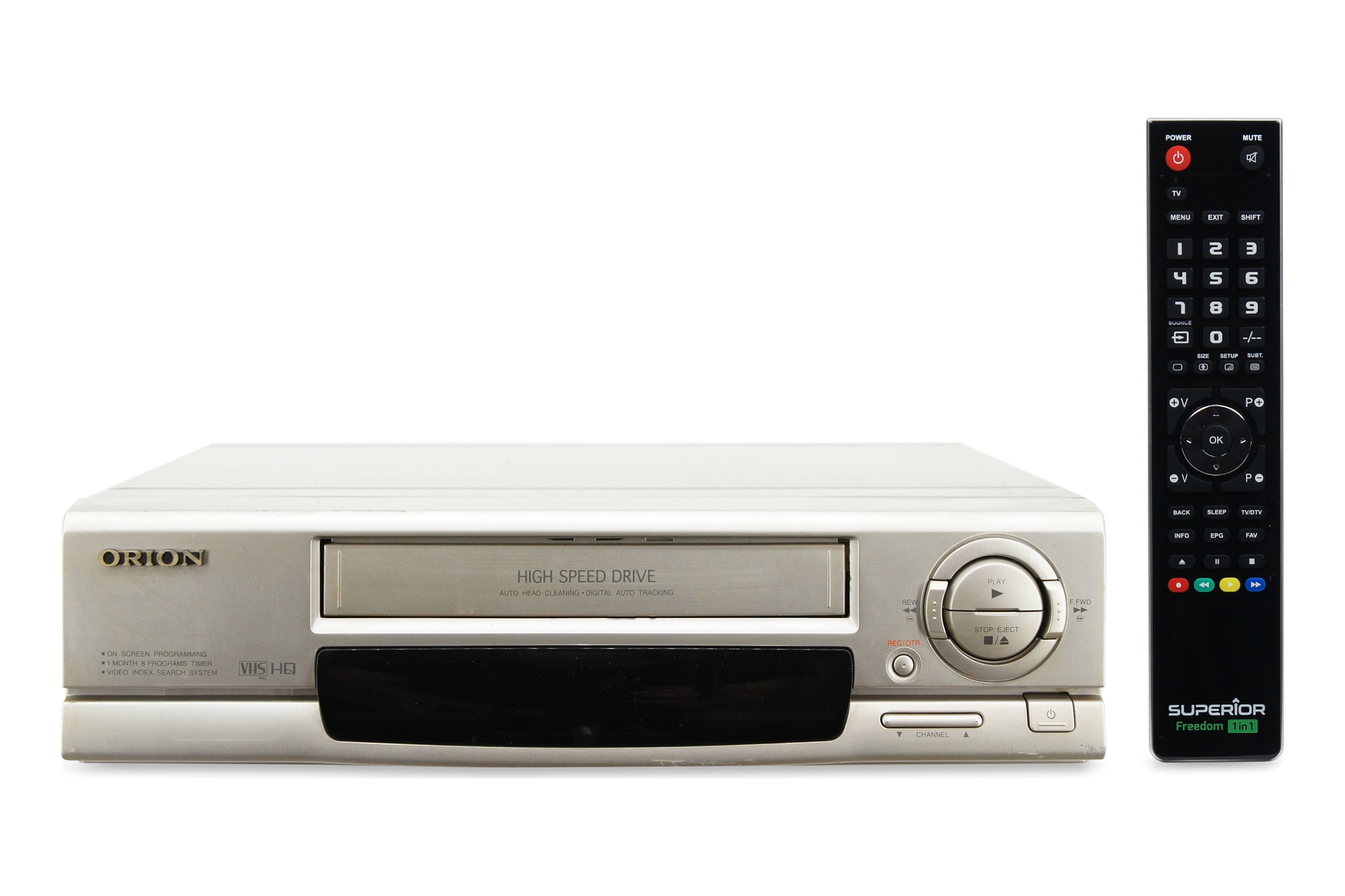 Orion VH-510 VHS Videorecorder Videorecorder VHS Silber FB VCR Cassetten