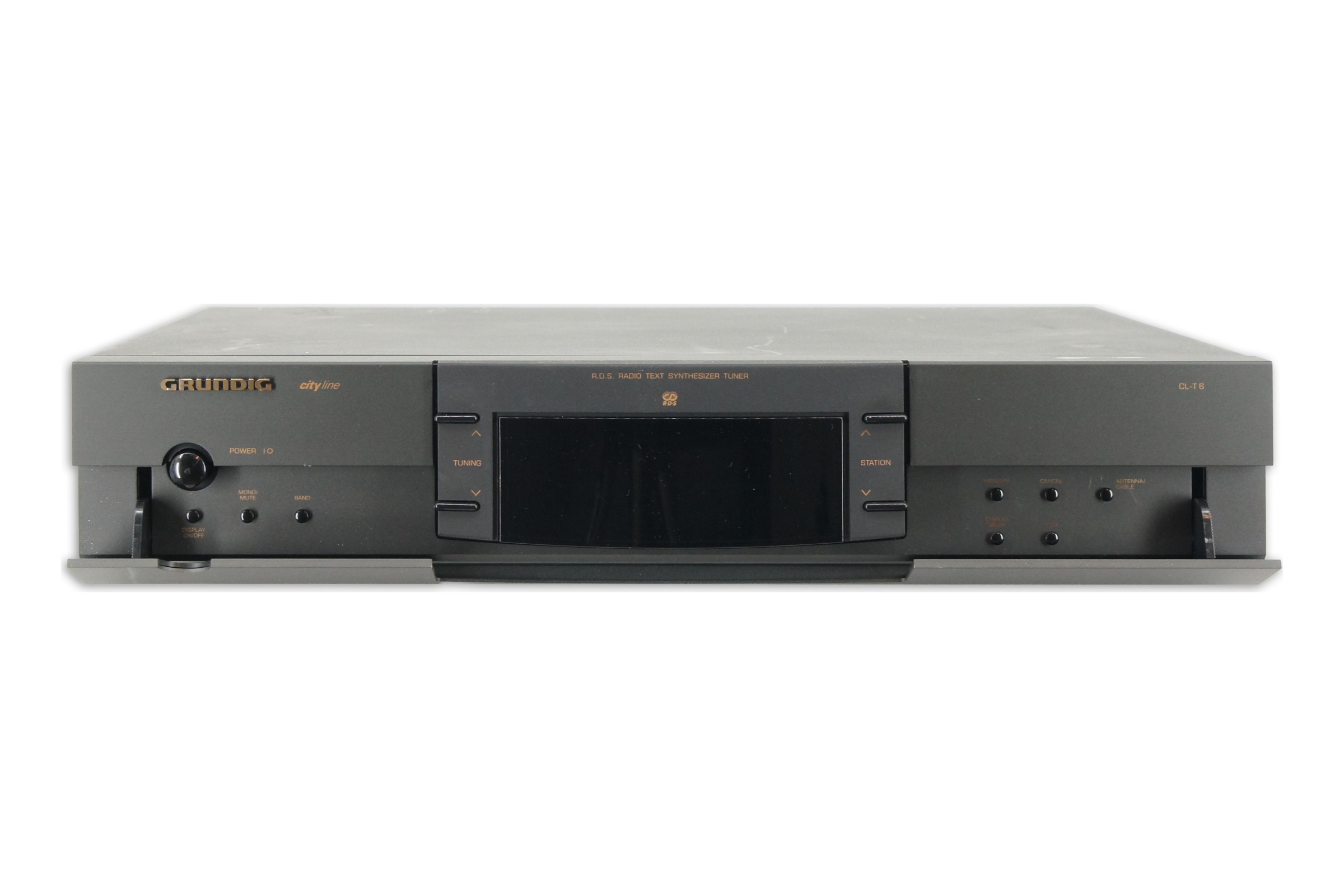 Grundig CL-T6 AM/FM Tuner AM/FM City Line RDS Synthesizer Schwarz HiFi