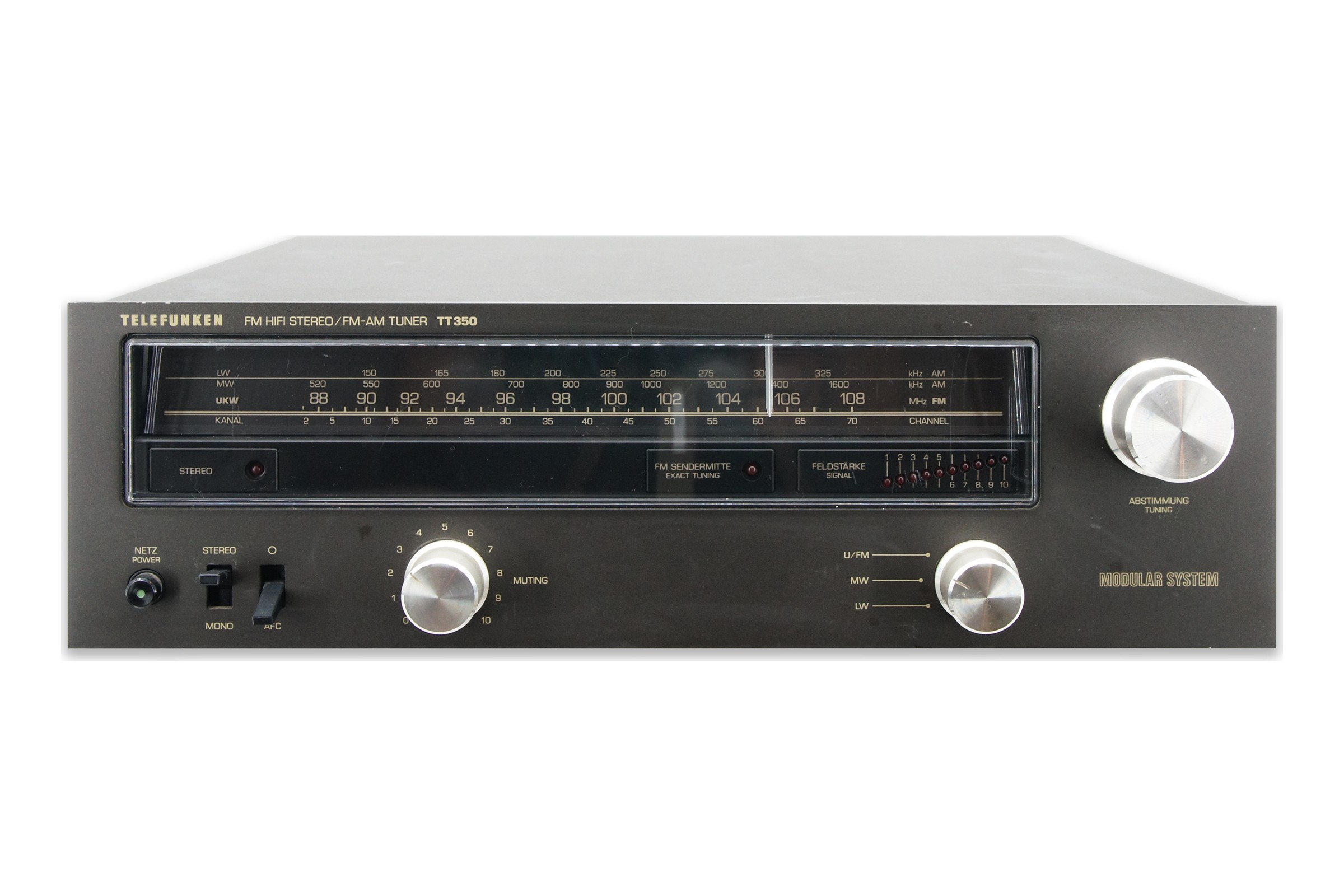 Telefunken TT 350 FM Tuner FM AM LW 3 Band Empfänger HiFi Stereo Radio
