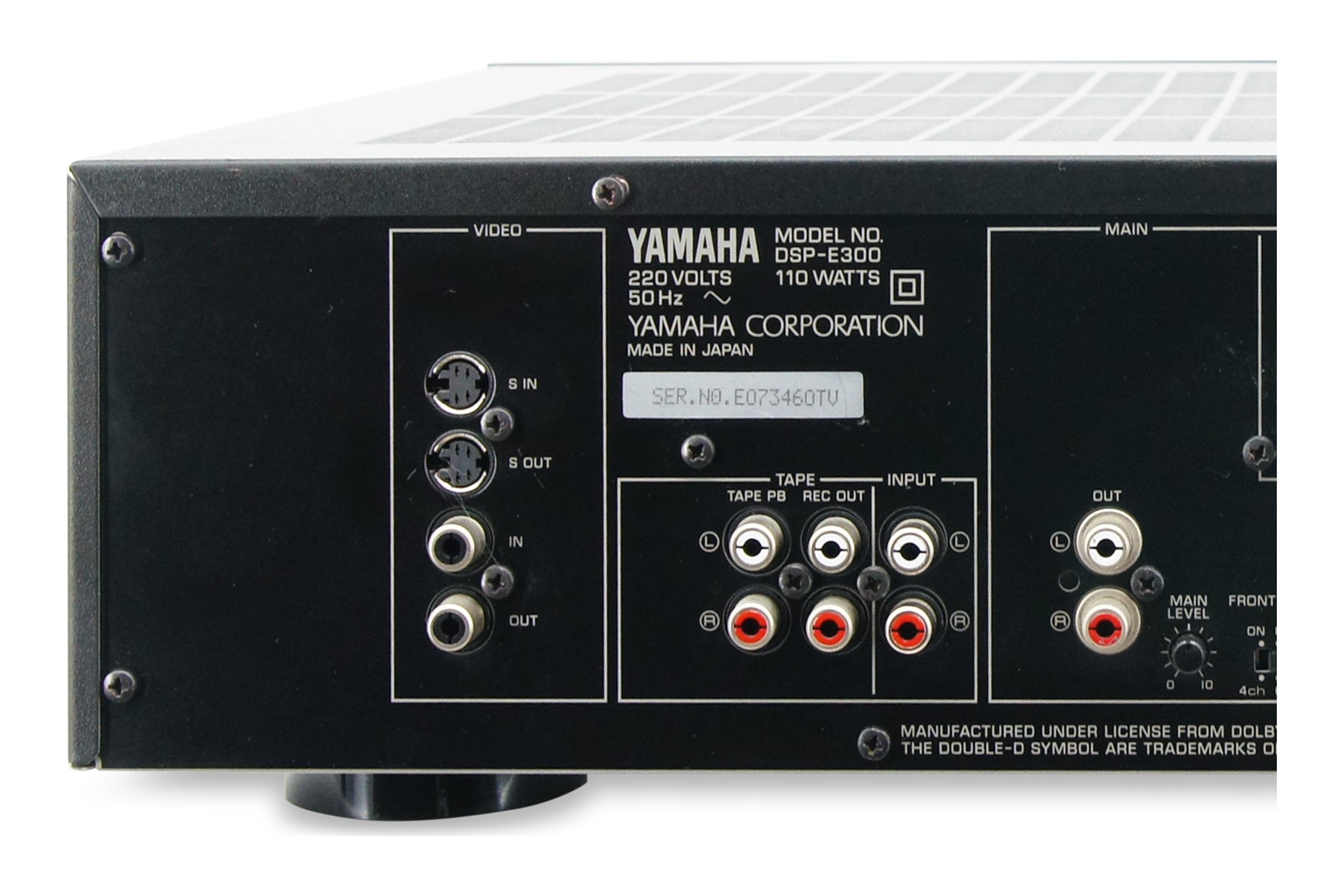 Yamaha DSP-E300 Verstärker Analoger Surround Processor DSP Dolby Schwarz
