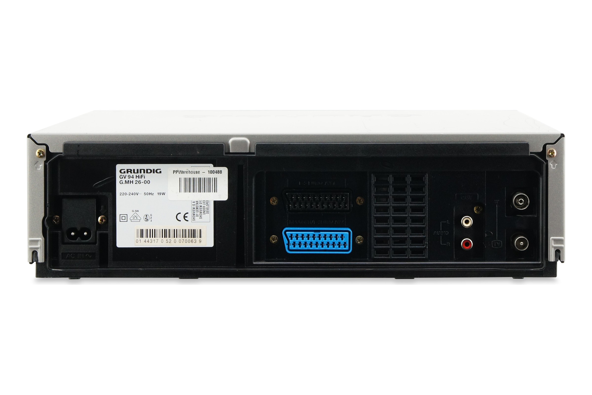 Grundig GV 94 HiFi VHS Videorecorder 6-Kopf VCR Kassettenrekorder
