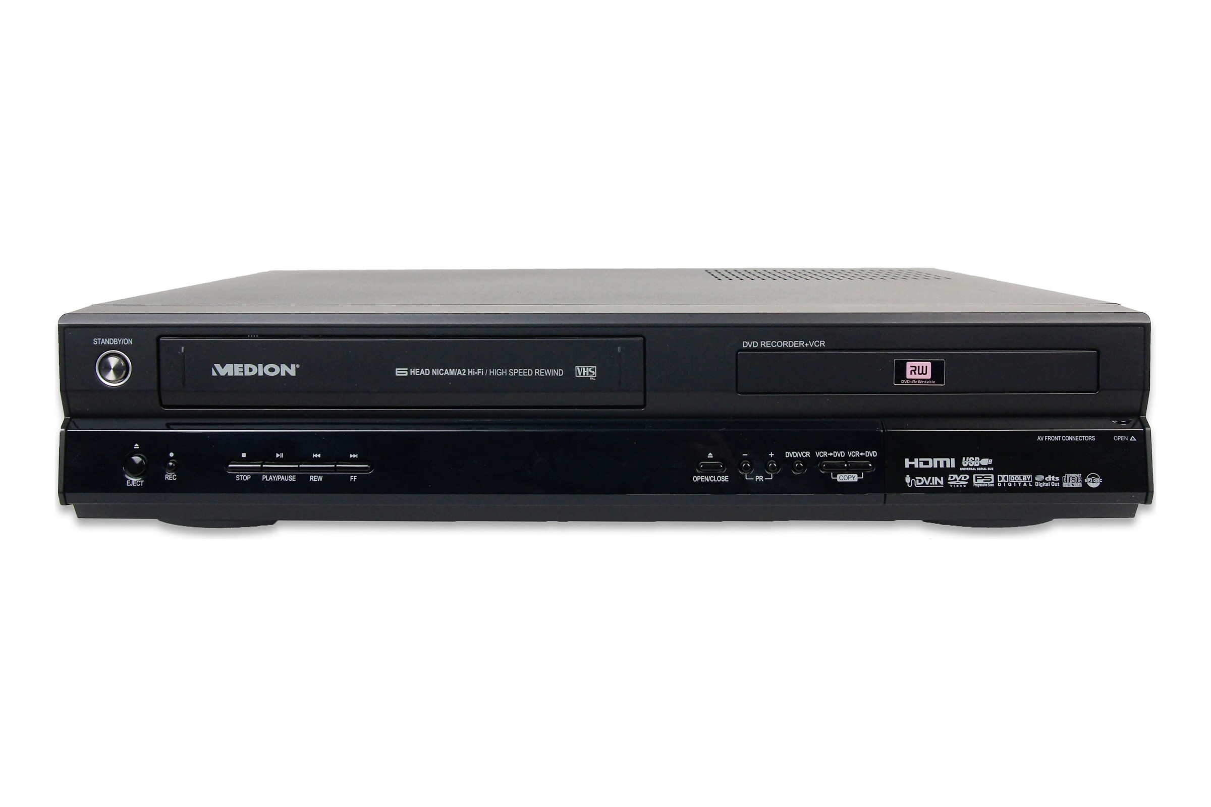 Medion MD81664 DVD VHS Recorder Kombigerät HDMI Digitalisieren VCR Kombo