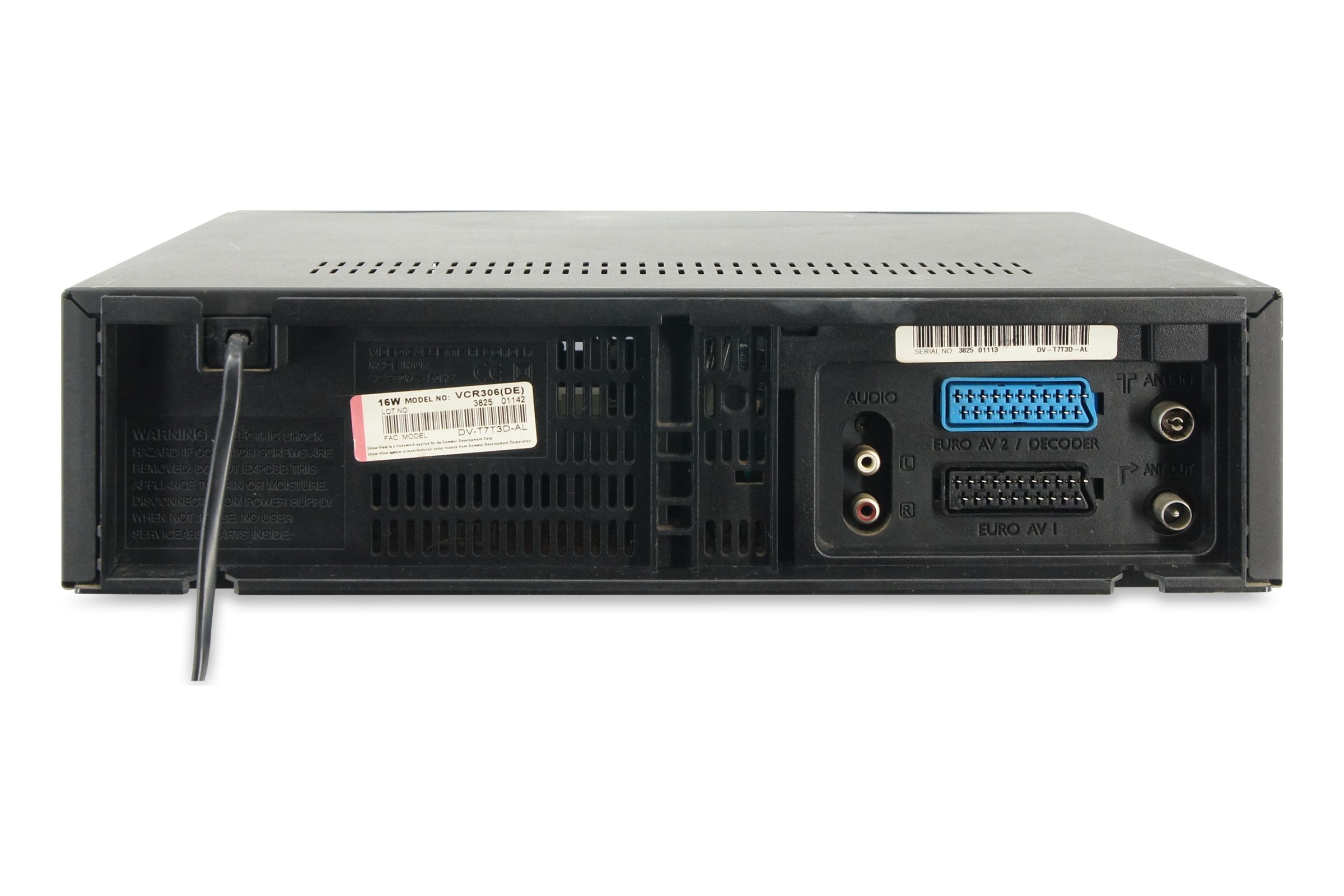 SEG VCR 306 VHS Videorecorder 6-Kopf HiFi VCR Kassettenrekorder Cassetten