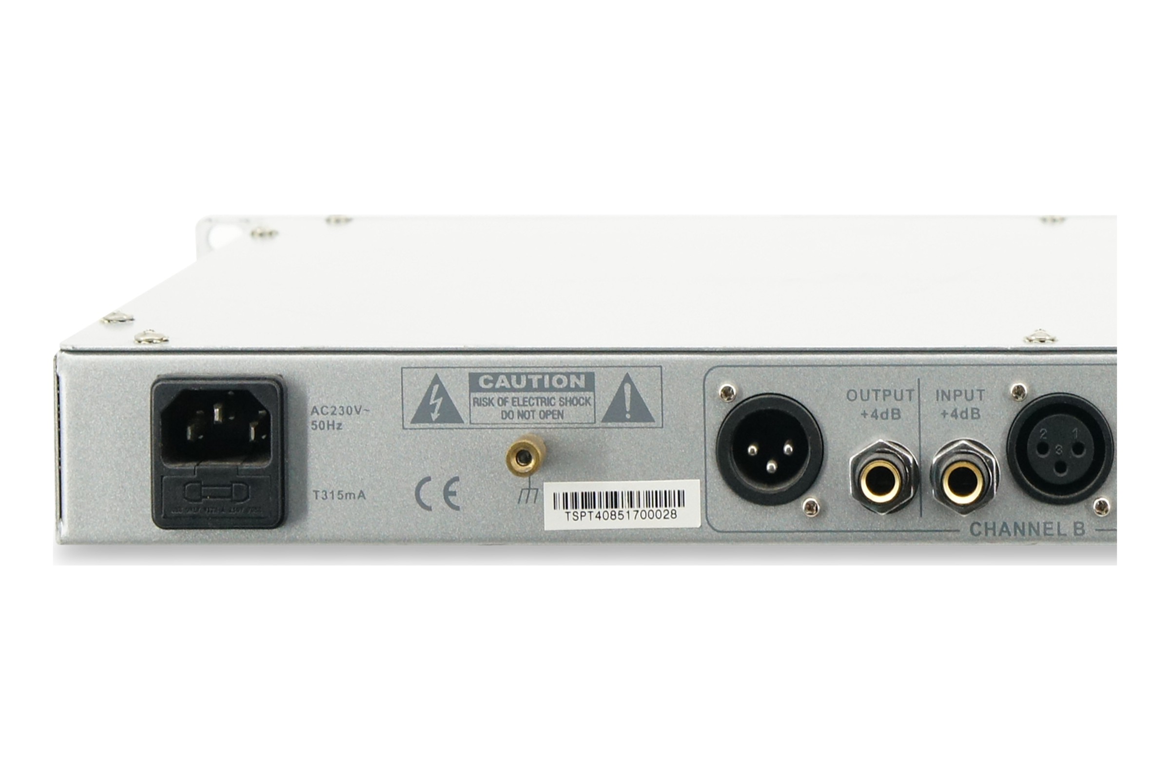 Fidek FTP-0207 Compressor Limiter 2-Kanal Noise Gate 19'' Rack XLR Klinke