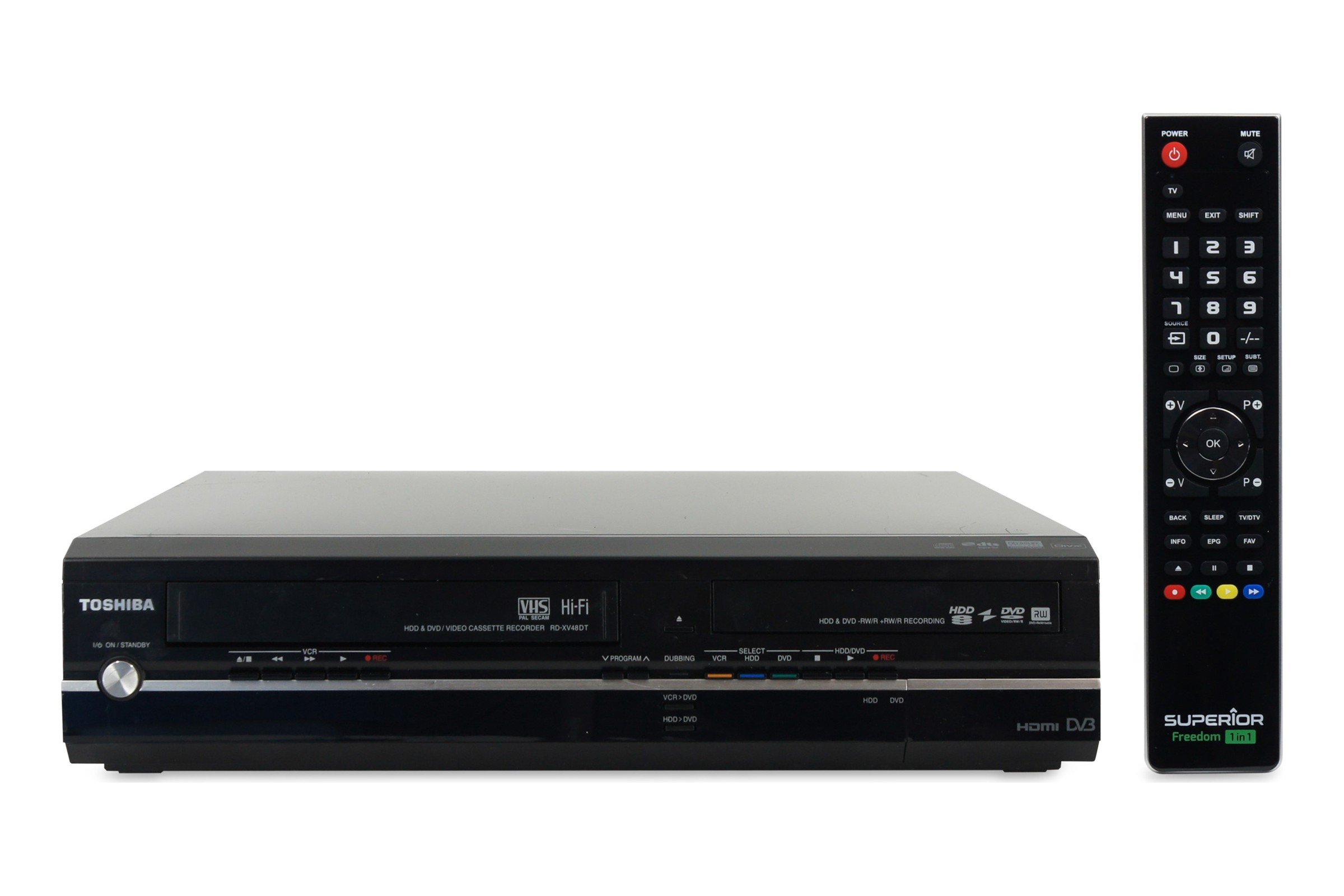 Toshiba RD-XV48 DVD HDD VHS Recorder 160GB HDMI Digitalisieren Kombigerät