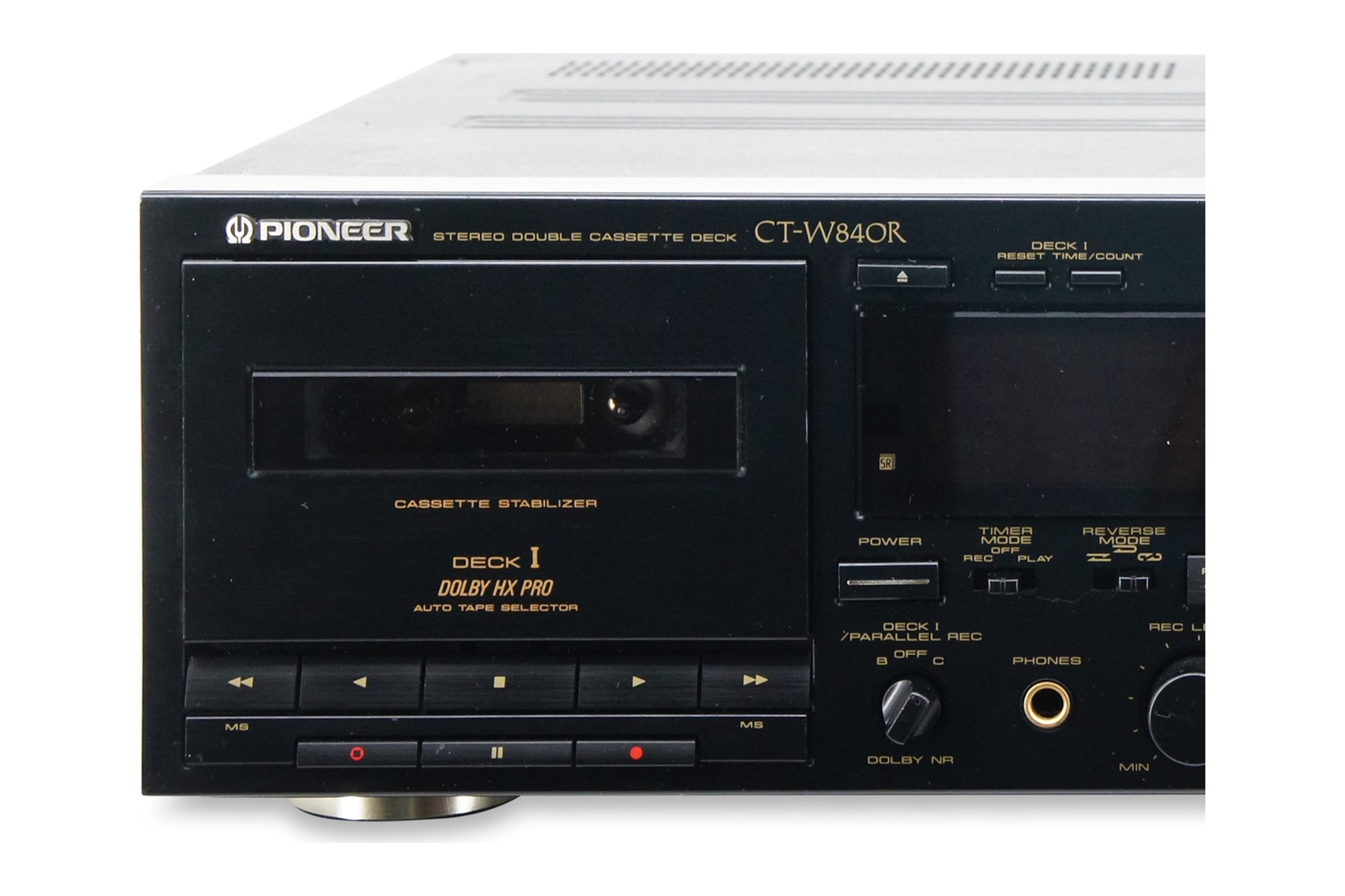 Pioneer CT-W840R Tapedeck Doppelkassettendeck Auto Reverse Dolby B C HX Pro