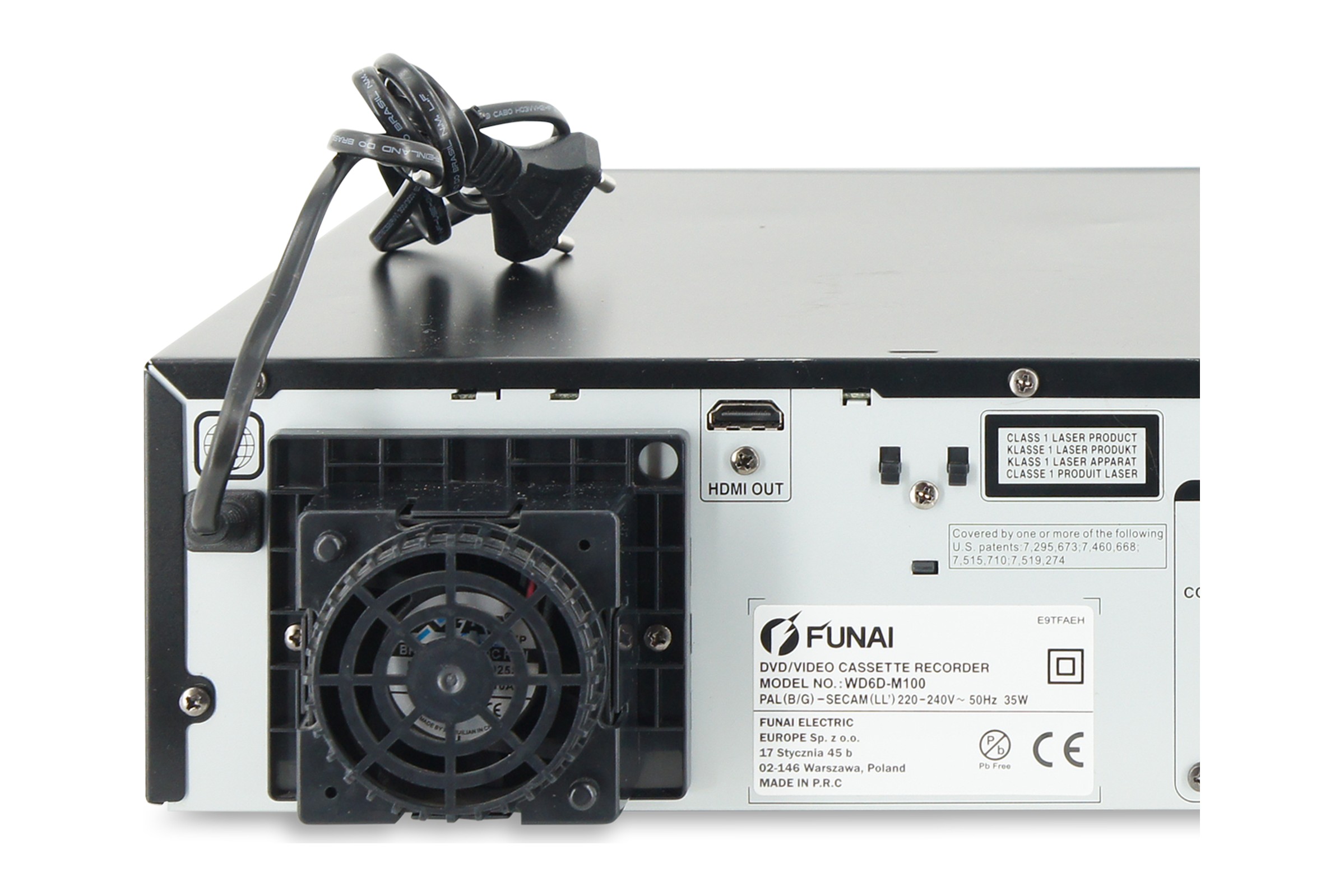 Funai WD6D-M100 DVD-Player DVD Rekorder VHS Kombo Digitalisieren HDMI FB