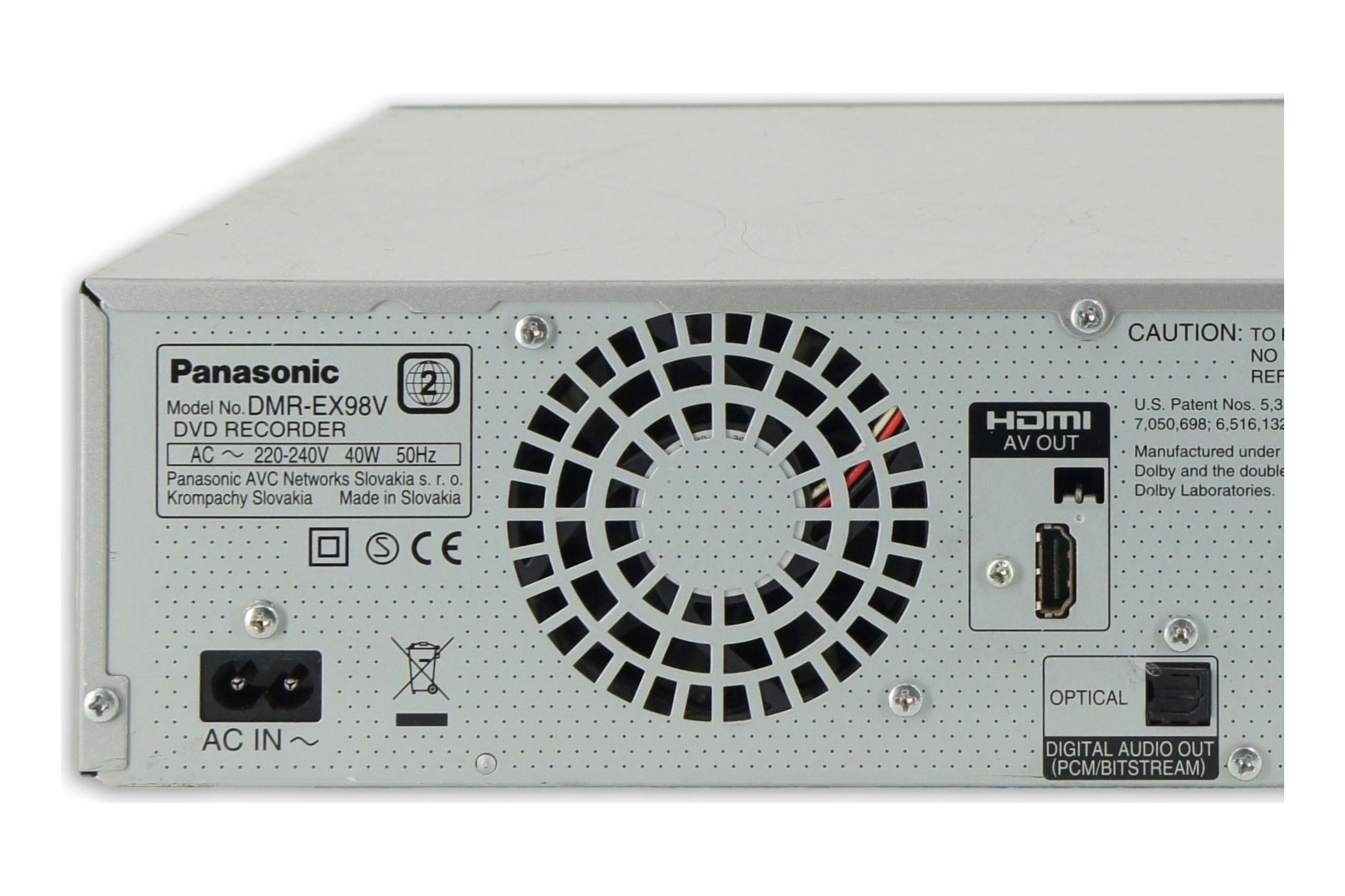 Panasonic DMR-EX98V DVD HDD VHS Recorder 250GB Digitalisieren Kombigerät