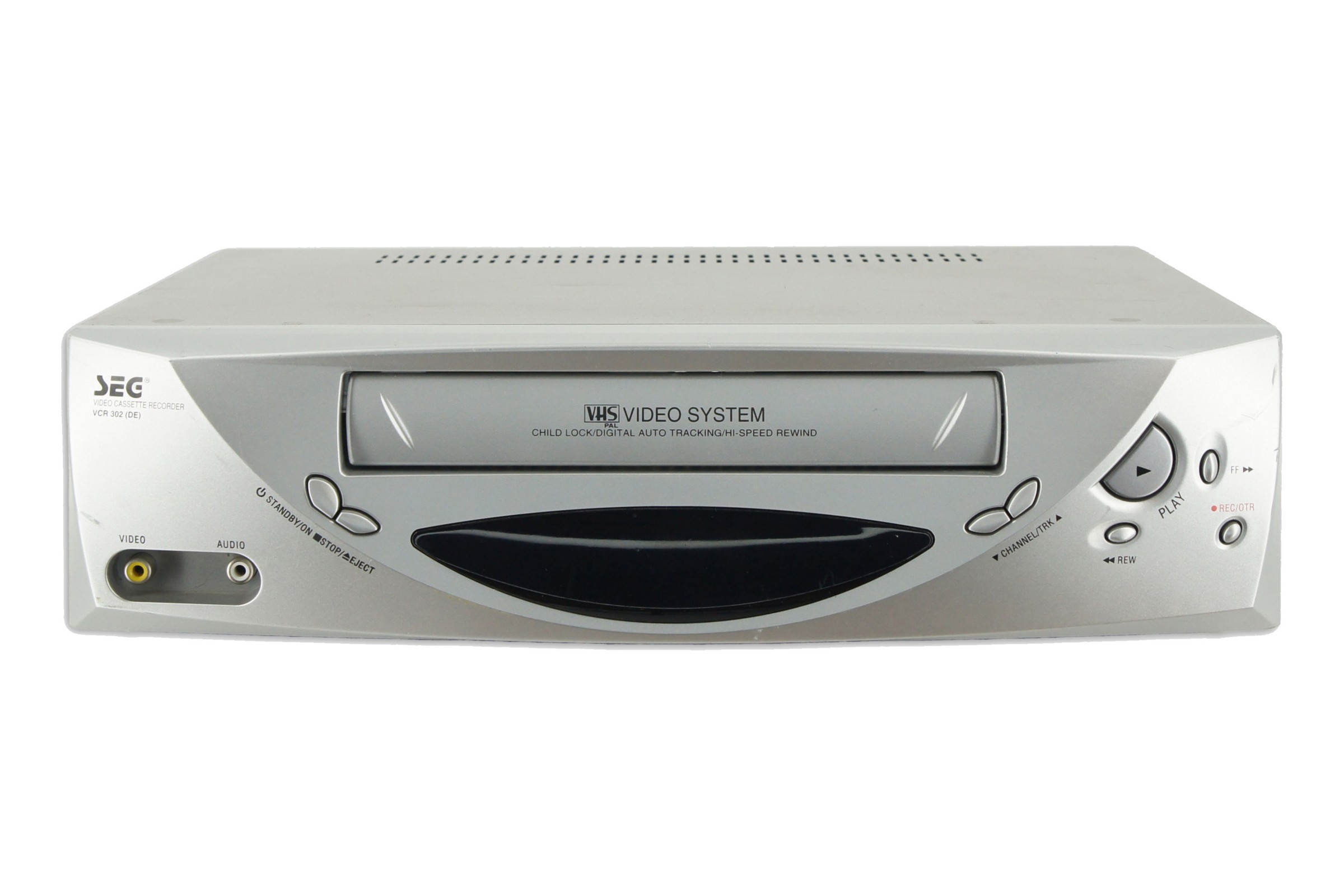 SEG VCR 302 VHS Videorecorder VCR Kassettenrekorder Cassetten