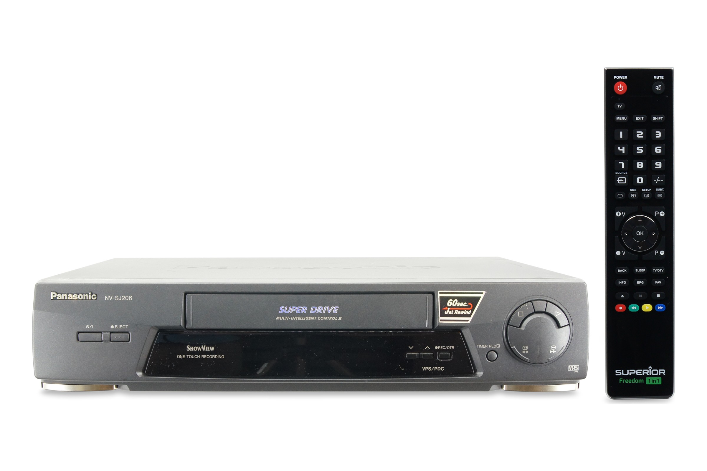 Panasonic NV-SJ206 VHS Videorecorder Videorecorder VHS VCR Cassetten