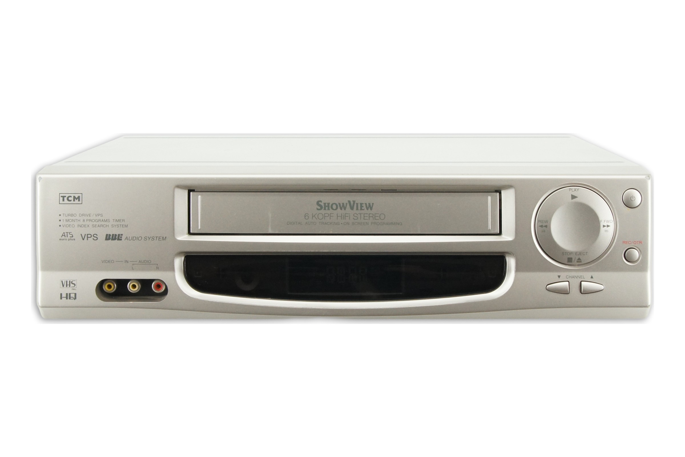 TCM 97000 VHS Videorecorder 6-Kopf VCR Kassettenrekorder Cassetten