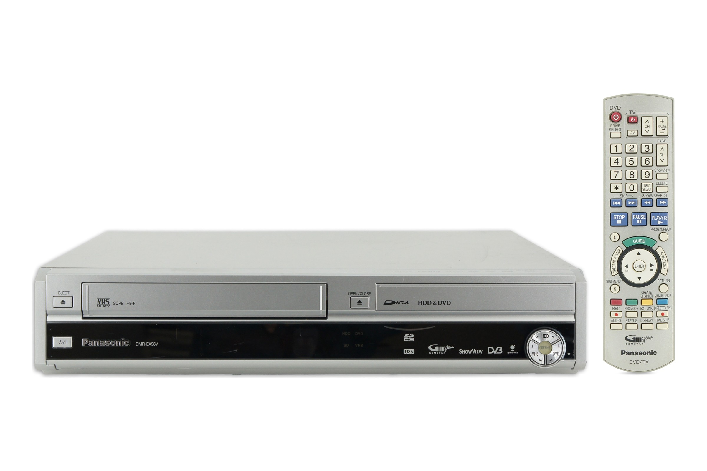 Panasonic DMR-EX98V DVD HDD VHS Recorder 250GB Digitalisieren Kombigerät