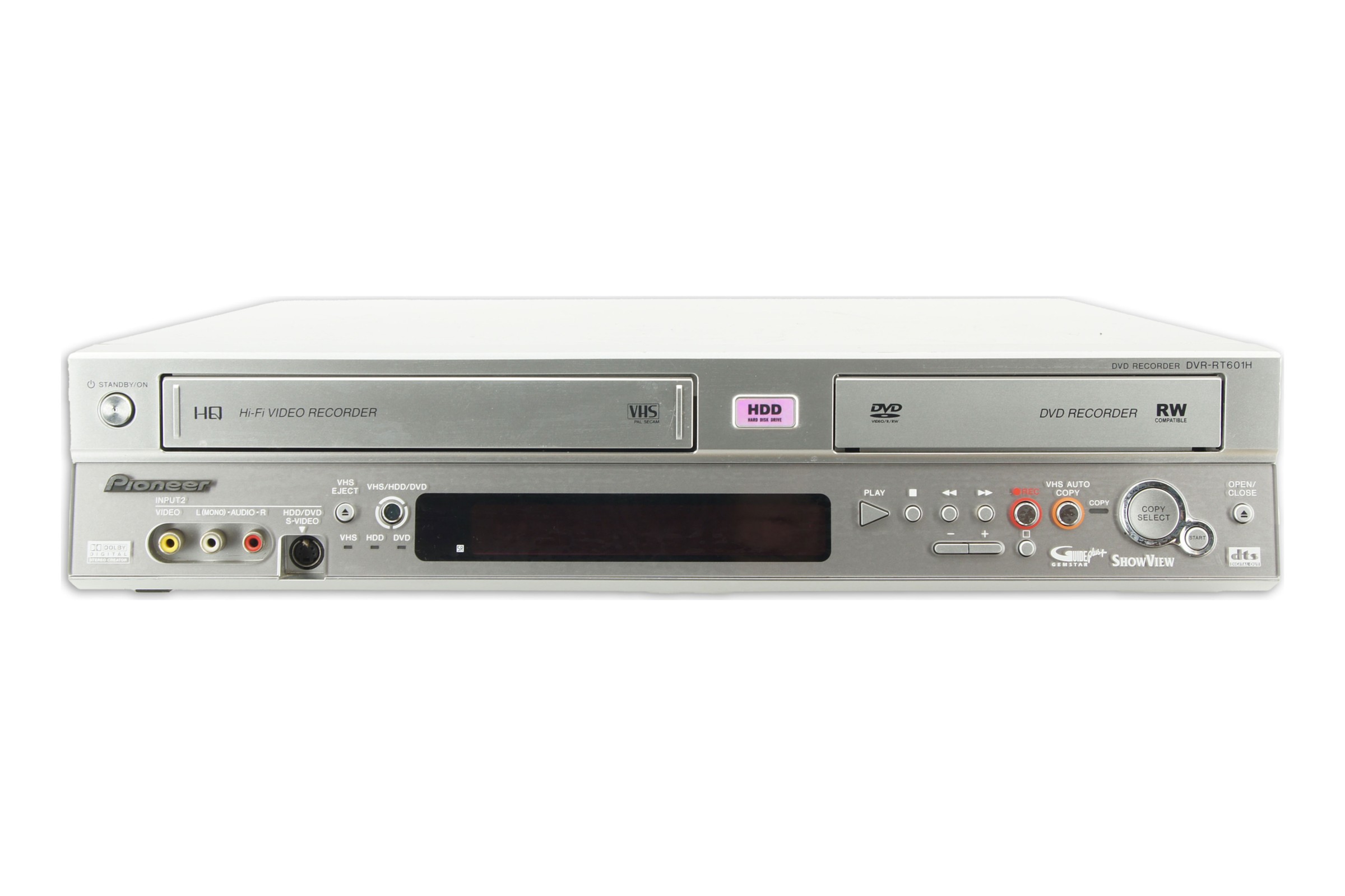 Pioneer DVR-RT601H Blu-ray Festplattenrecorder DVD VHS Recorder
