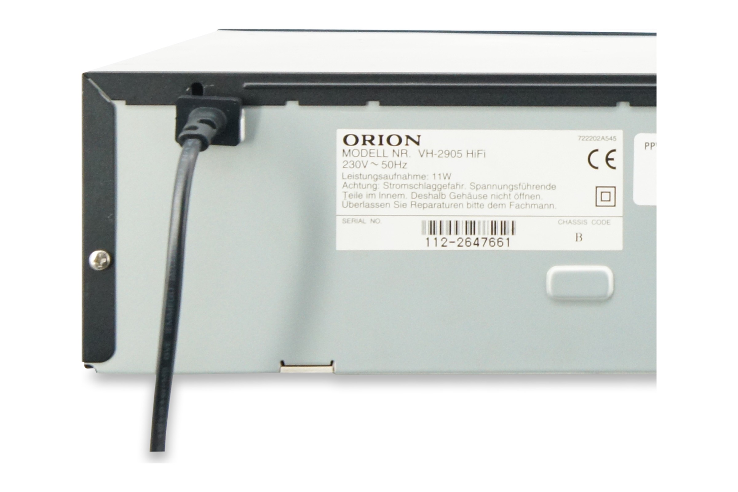 Orion VH-2905 HiFi VHS Videorecorder 6-Kopf VCR Kassettenrekorder