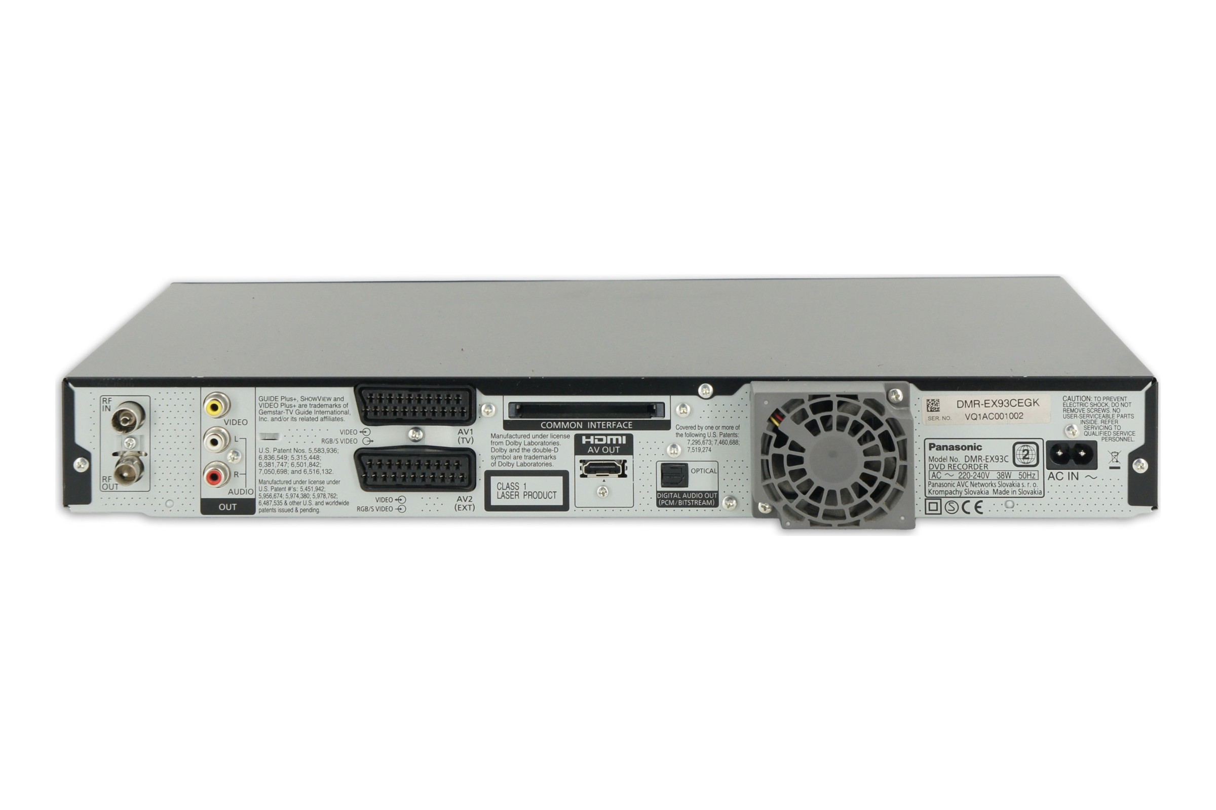 Panasonic DMR-EX93C HDD DVD Festplatten Recorder DVB-C 250GB Brenner