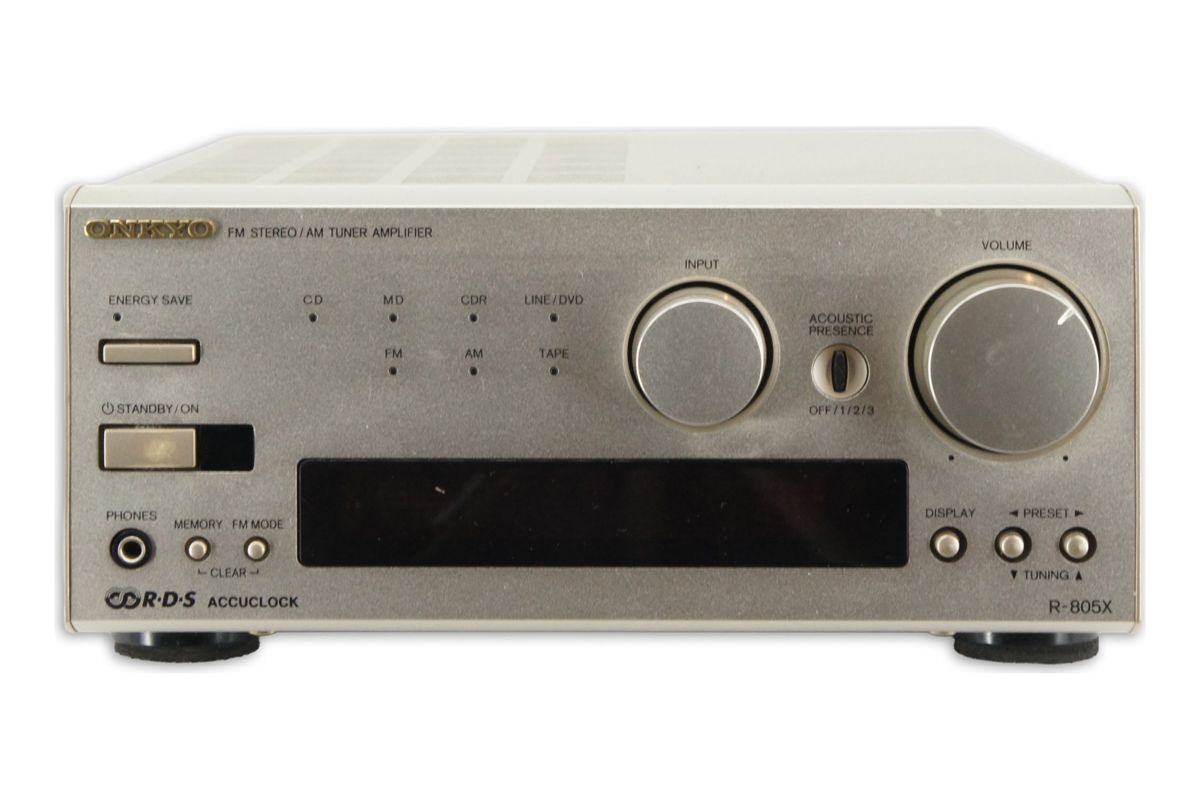 Onkyo R-805X AM/FM AM/FM Tuner Amplifier 2-Kanal Verstärker Amp RDS