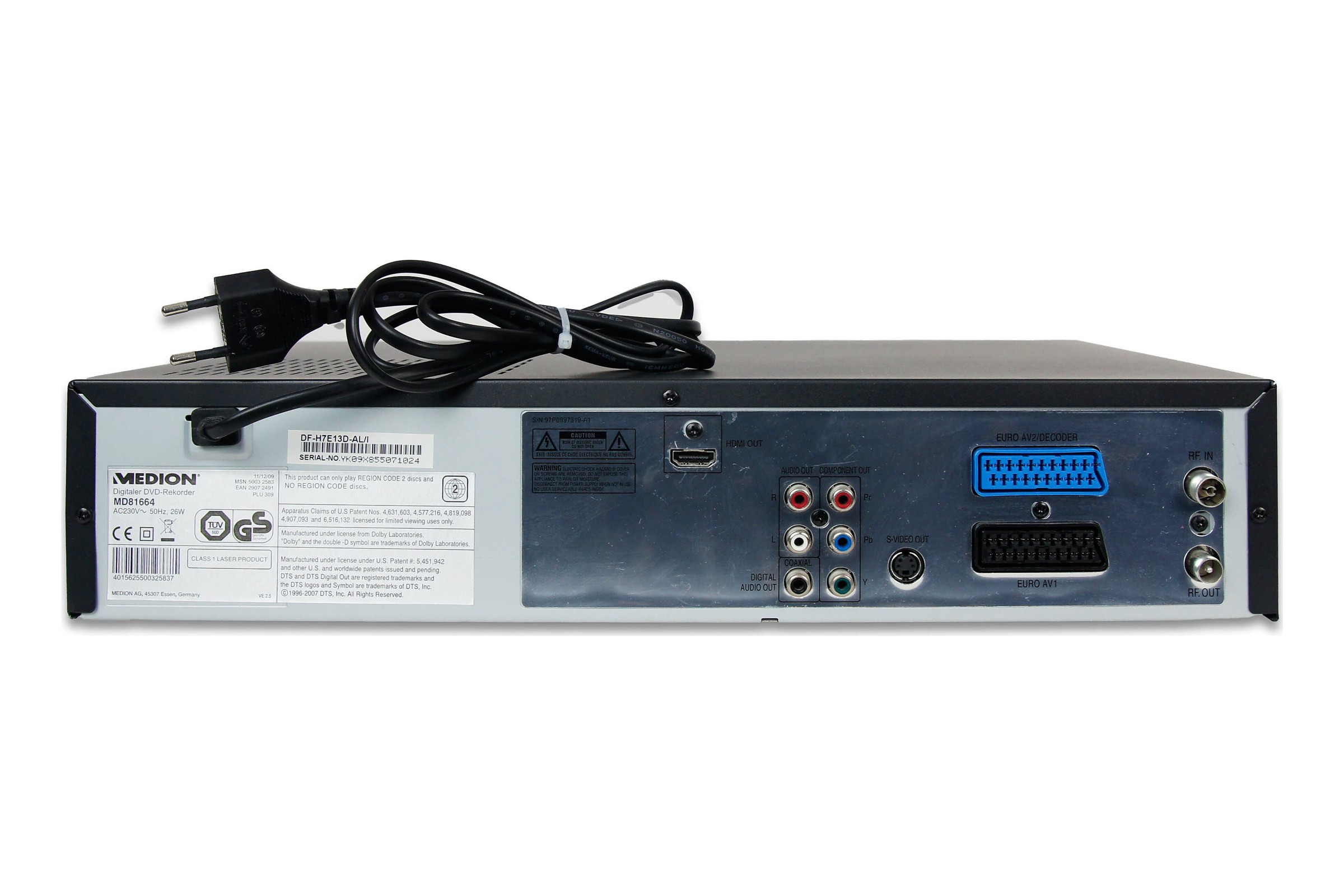 Medion MD81664 DVD VHS Recorder Kombigerät HDMI Digitalisieren VCR Kombo