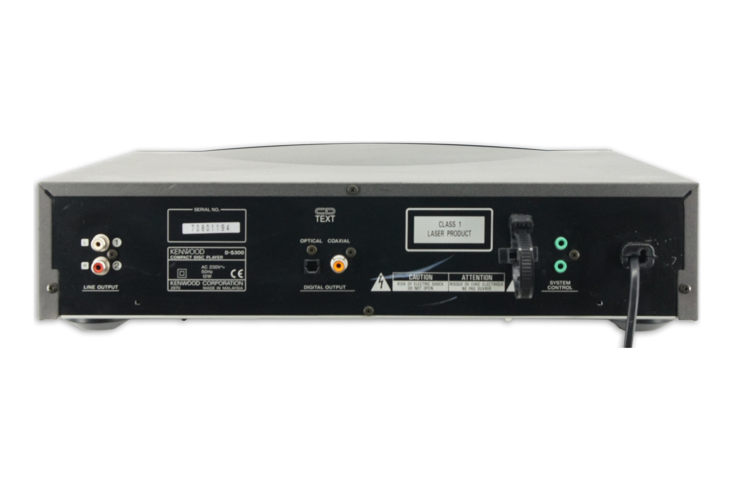 Kenwood D-S300 CD-Player Digital Out CD-Text HiFi Compact Disc Player
