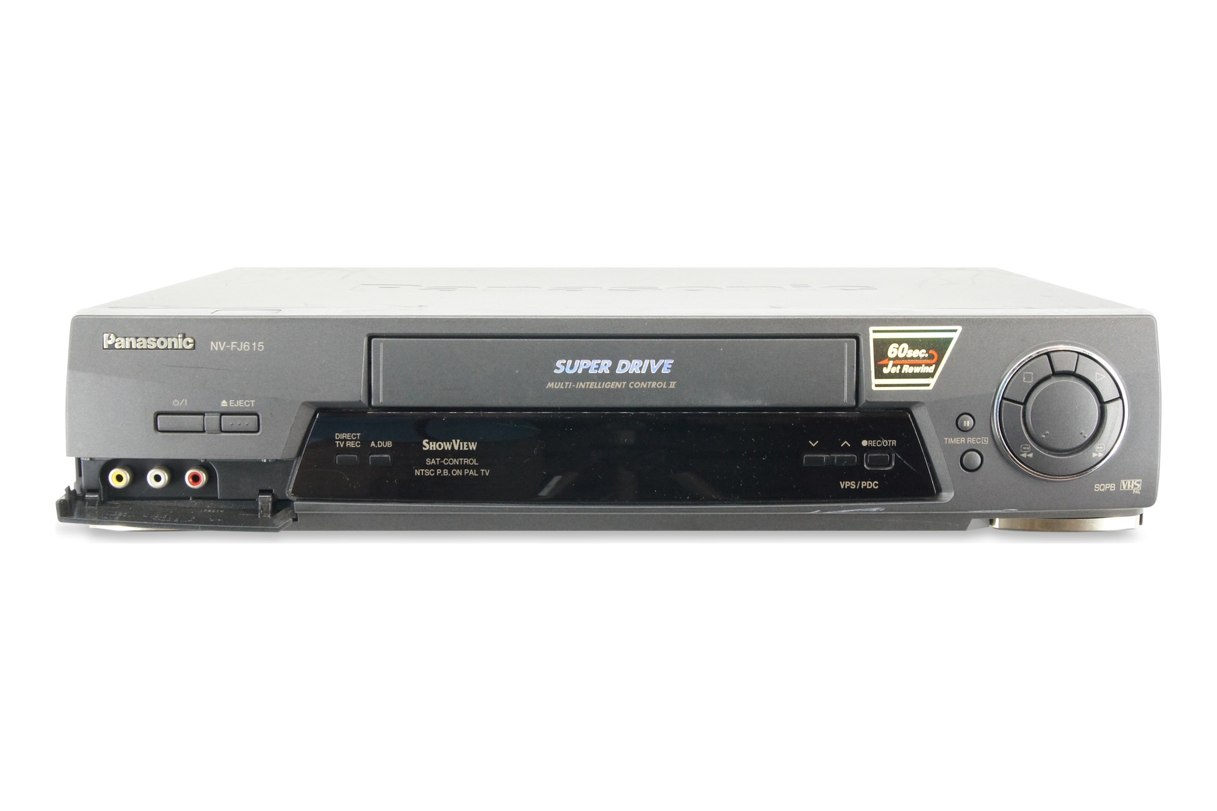 Panasonic NV-FJ615 VHS Videorecorder 6-Kopf SQPB VCR Kassettenrekorder