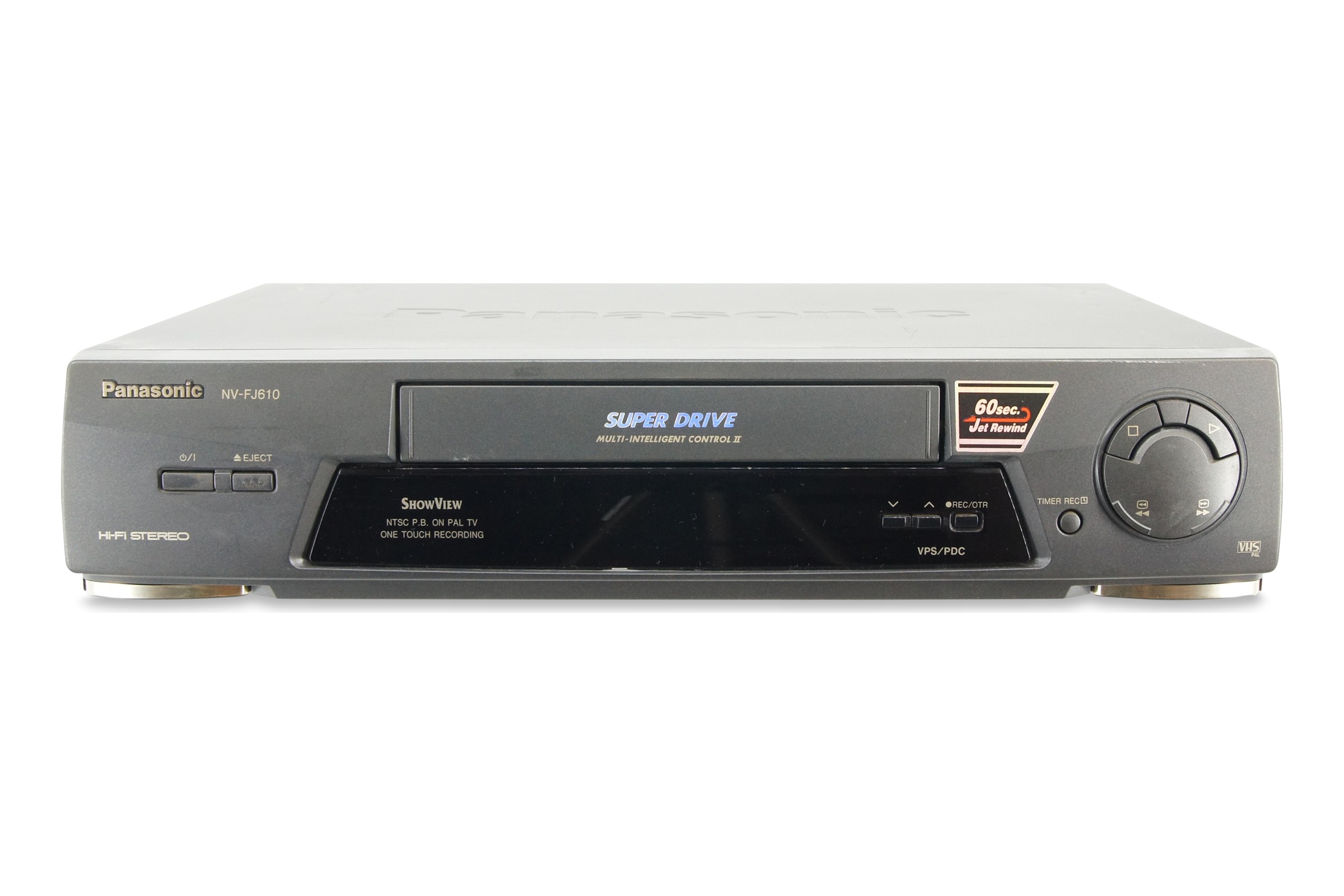 Panasonic NV-FJ610 VHS Videorecorder 6-Kopf HiFi Stereo VCR Cassetten