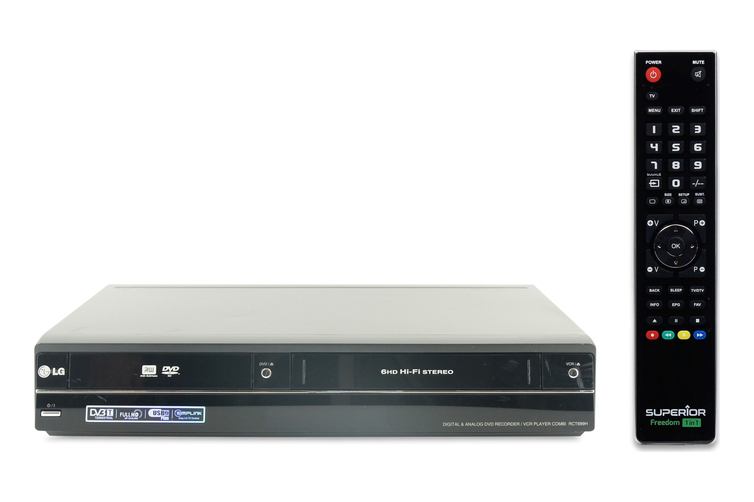 LG RCT699H DVD-Player DVD VHS Recorder Videorekorder Kombo Digitalisieren