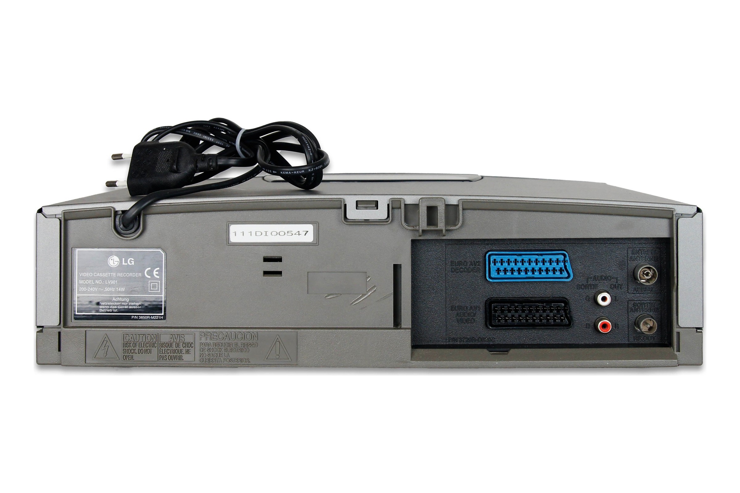 LG LV901 VHS Videorecorder 6-Kopf NTSC Playack VCR Kassettenrekorder