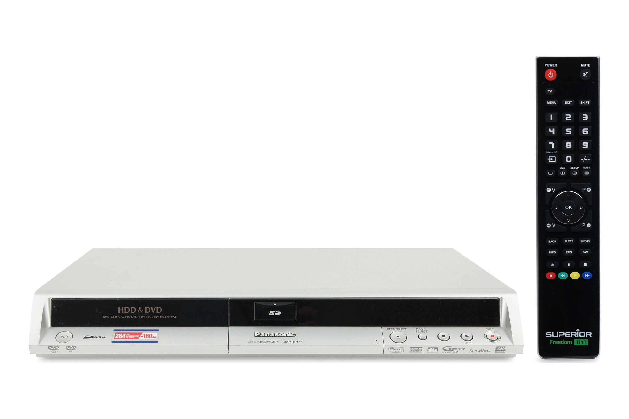 Panasonic DMR-EH56 HDD DVD Festplatten Recorder 160GB Digitalisieren