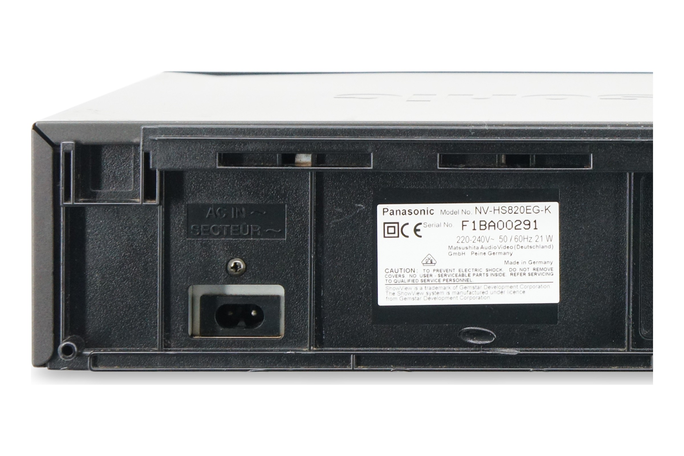 Panasonic NV-HS820 S-VHS Recorder ET HiFi Stereo Super Video Cassetten